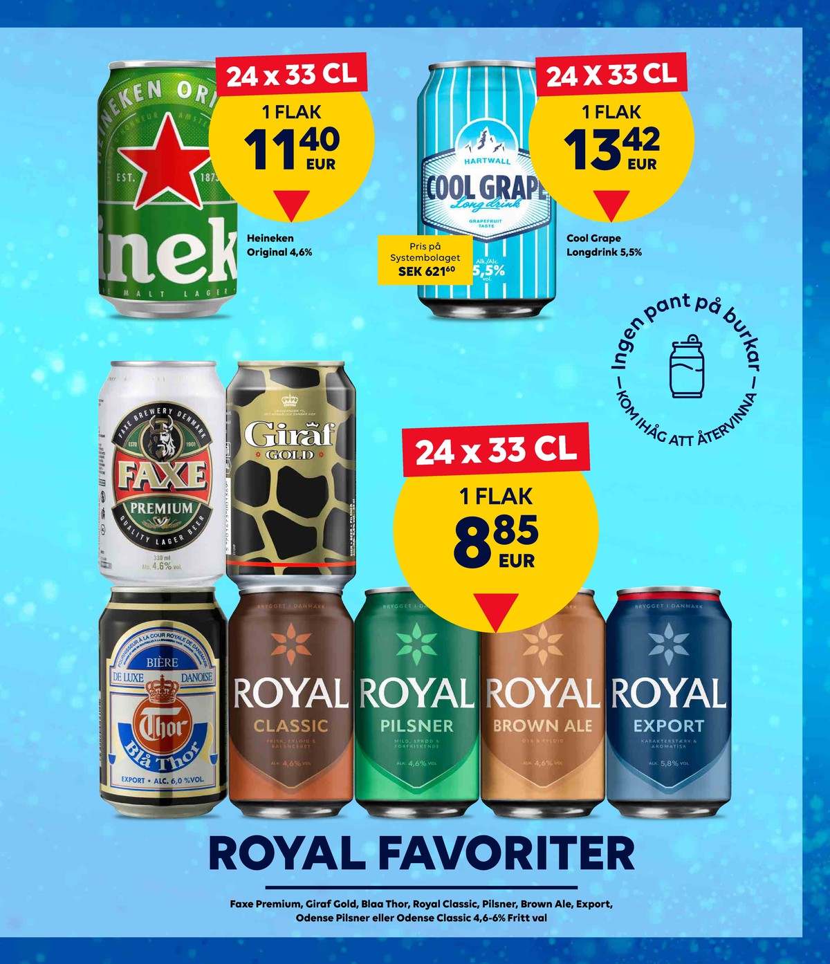 Se Scandlines Border Shop reklamblad för vecka 42 på Kampanjveckan.se. Se bra erbjudanden på många varor, t.ex. Öl 24 pk heineken eller longdrink grapefruit 24 st cool grape. Läs reklambladet här! Sida 25
