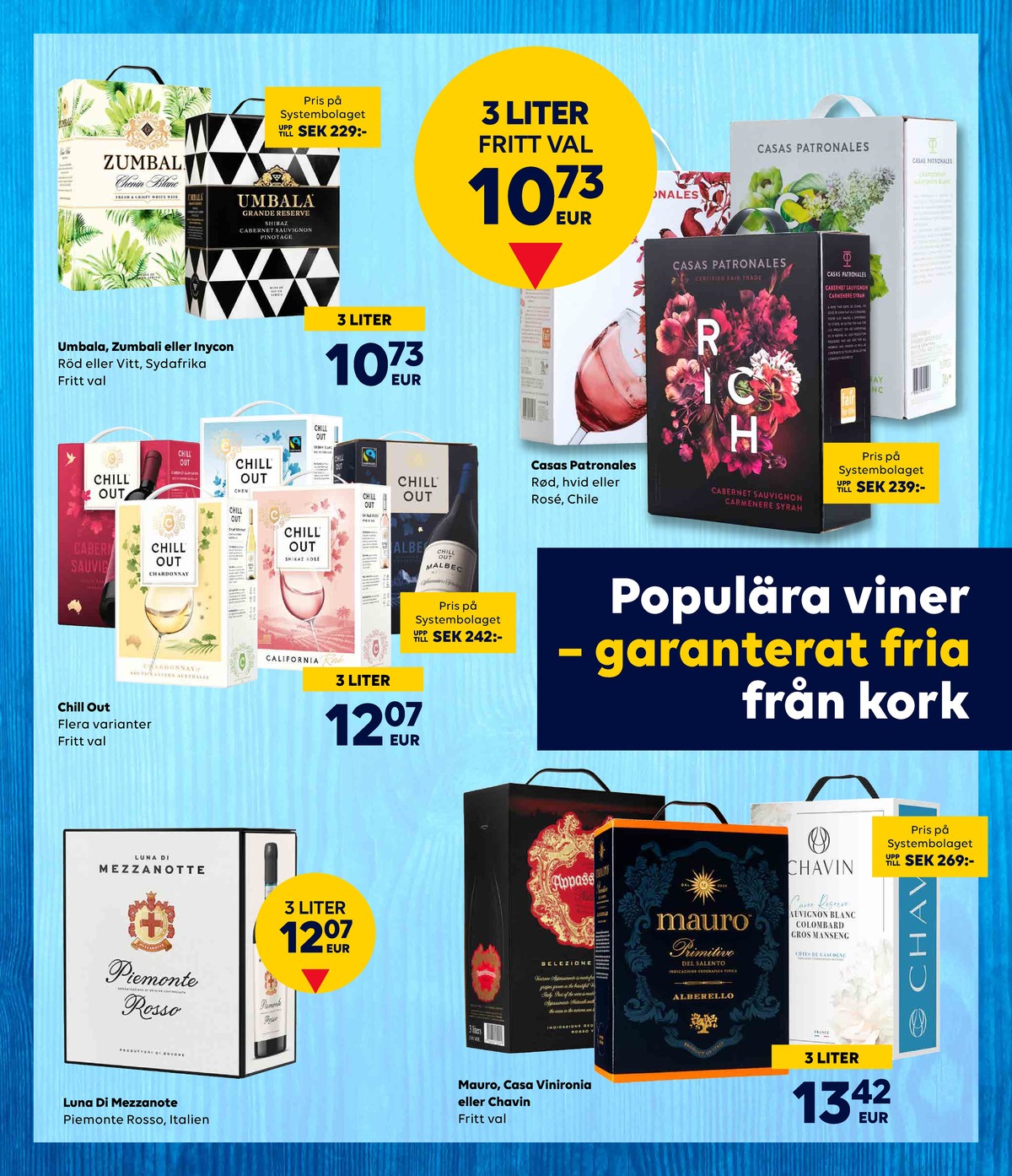 Se Scandlines Border Shop reklamblad för vecka 42 på Kampanjveckan.se. Se bra erbjudanden på många varor, t.ex. vit vin okänd eller röd vin okänd. Läs reklambladet här! Sida 27
