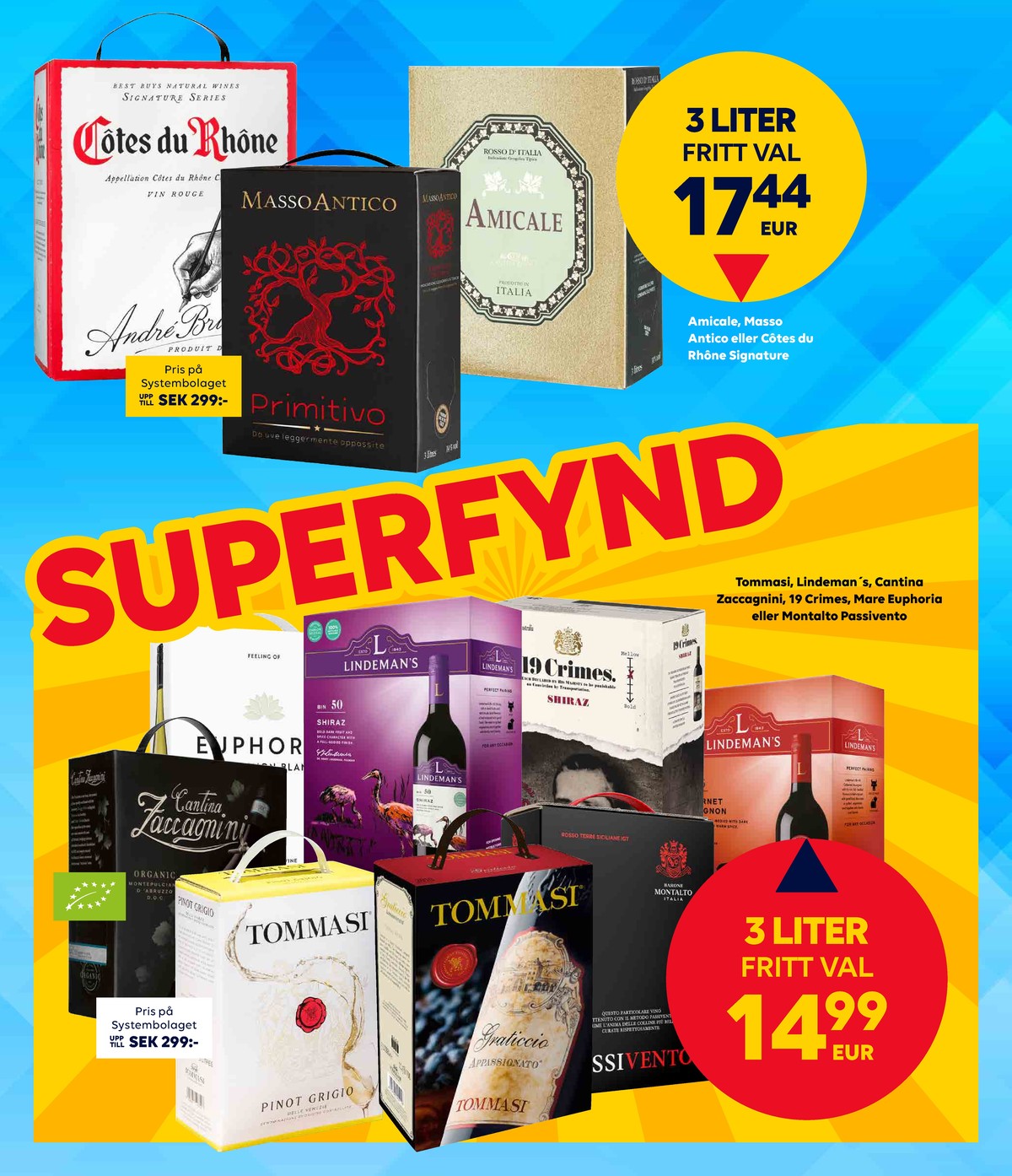Se Scandlines Border Shop reklamblad för vecka 42 på Kampanjveckan.se. Se bra erbjudanden på många varor, t.ex. röd vin okänd eller röd vin okänd. Läs reklambladet här! Sida 28
