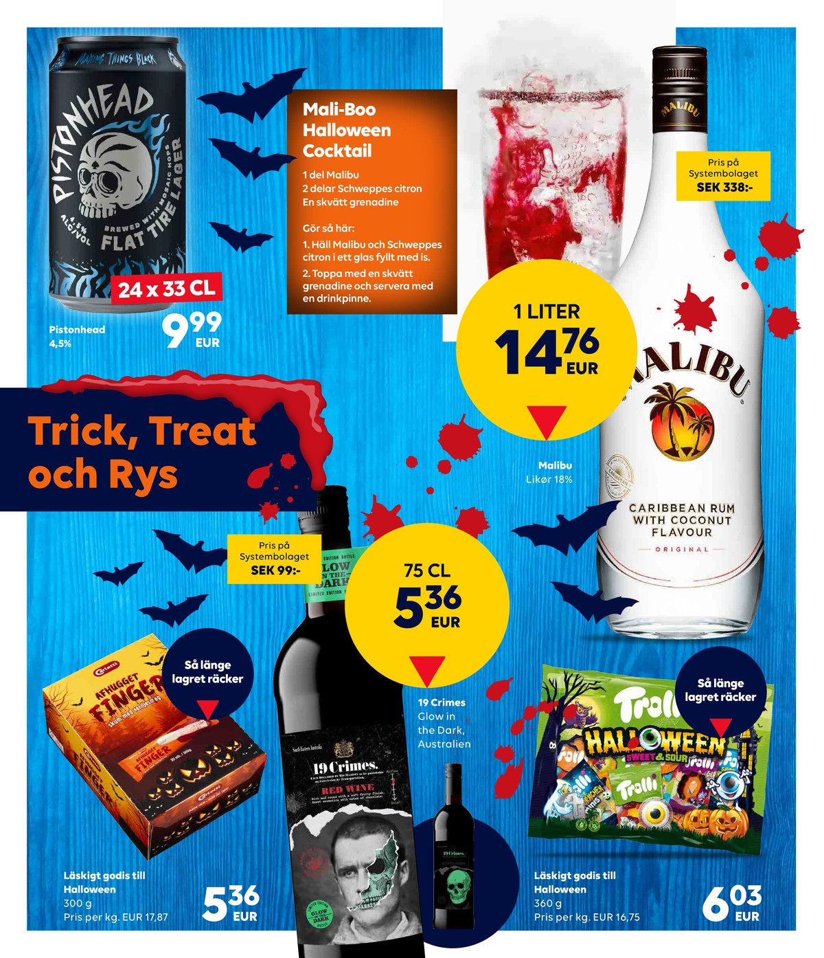 Se Scandlines Border Shop reklamblad för vecka 42 på Kampanjveckan.se. Se bra erbjudanden på många varor, t.ex. afhugget finger carletti eller röd vin okänd. Läs reklambladet här! Sida 4
