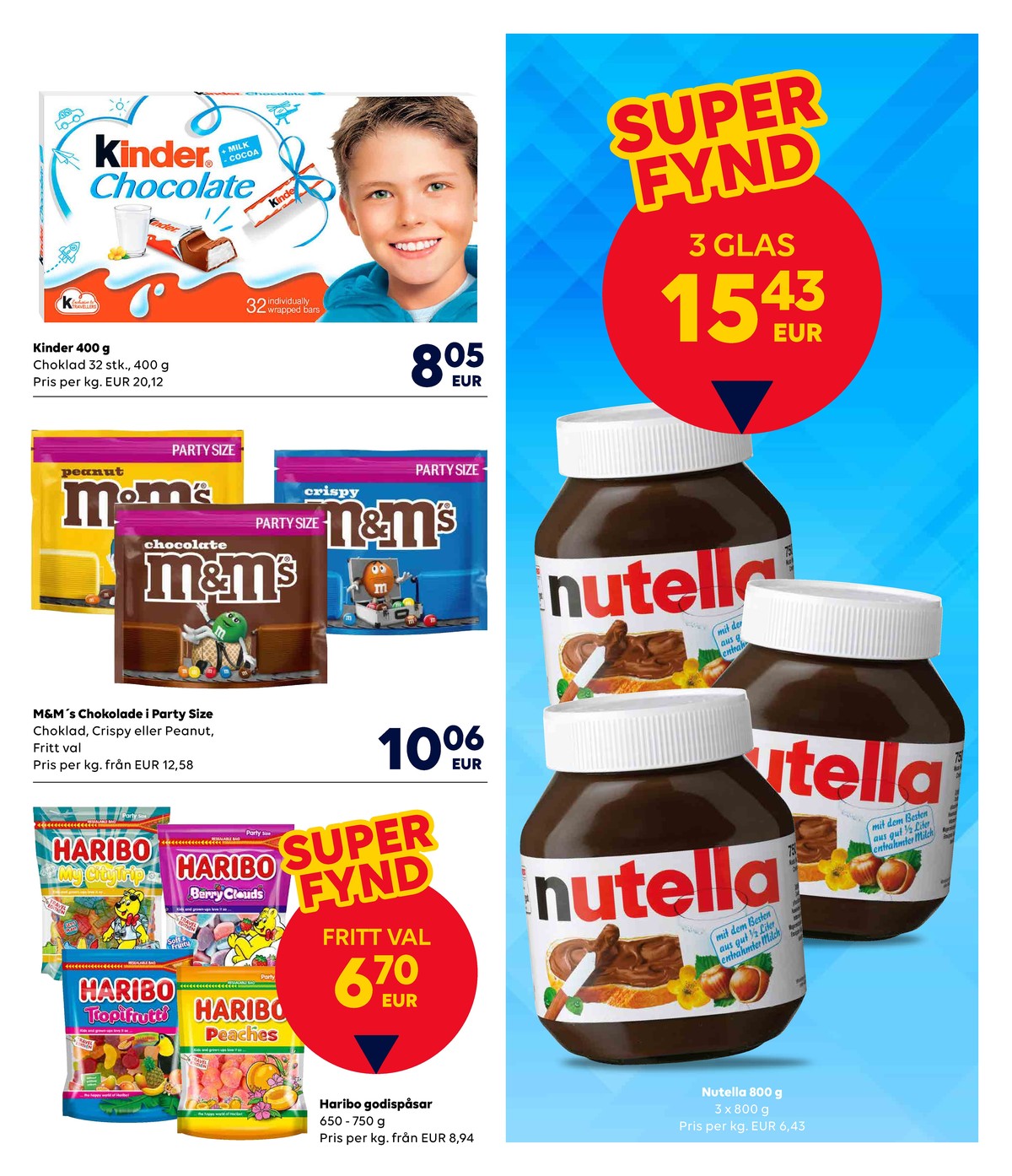Se Scandlines Border Shop reklamblad för vecka 42 på Kampanjveckan.se. Se bra erbjudanden på många varor, t.ex. godispåsar tropifrutti eller choklad chocolate. Läs reklambladet här! Sida 35
