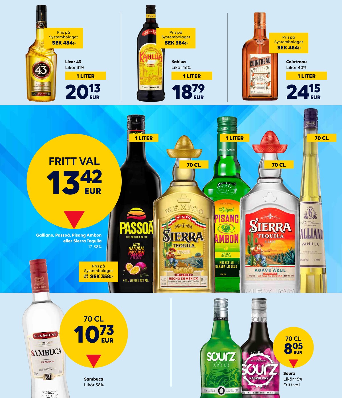 Se Scandlines Border Shop reklamblad för vecka 42 på Kampanjveckan.se. Se bra erbjudanden på många varor, t.ex. sambuca bianca eller likör apple. Läs reklambladet här! Sida 8

