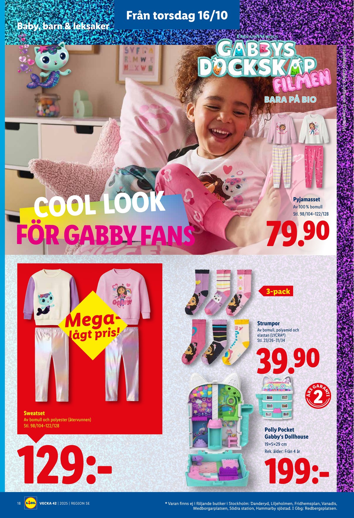 Se Lidl reklamblad för vecka 42 på Kampanjveckan.se. Se bra erbjudanden på många varor, t.ex. pyjamas okänd eller strumpor okänd. Läs reklambladet här! Sida 20
