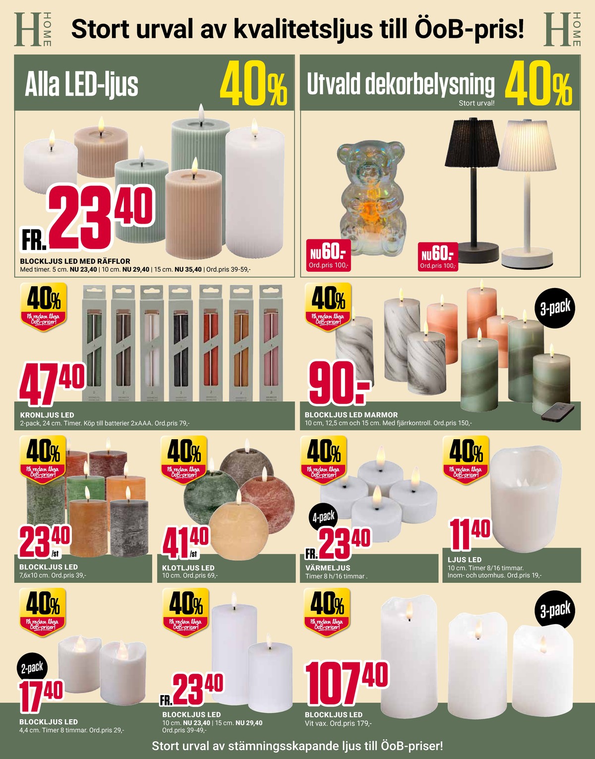 Se ÖoB reklamblad för vecka 42 på Kampanjveckan.se. Se bra erbjudanden på många varor. Läs reklambladet här! Sida 11