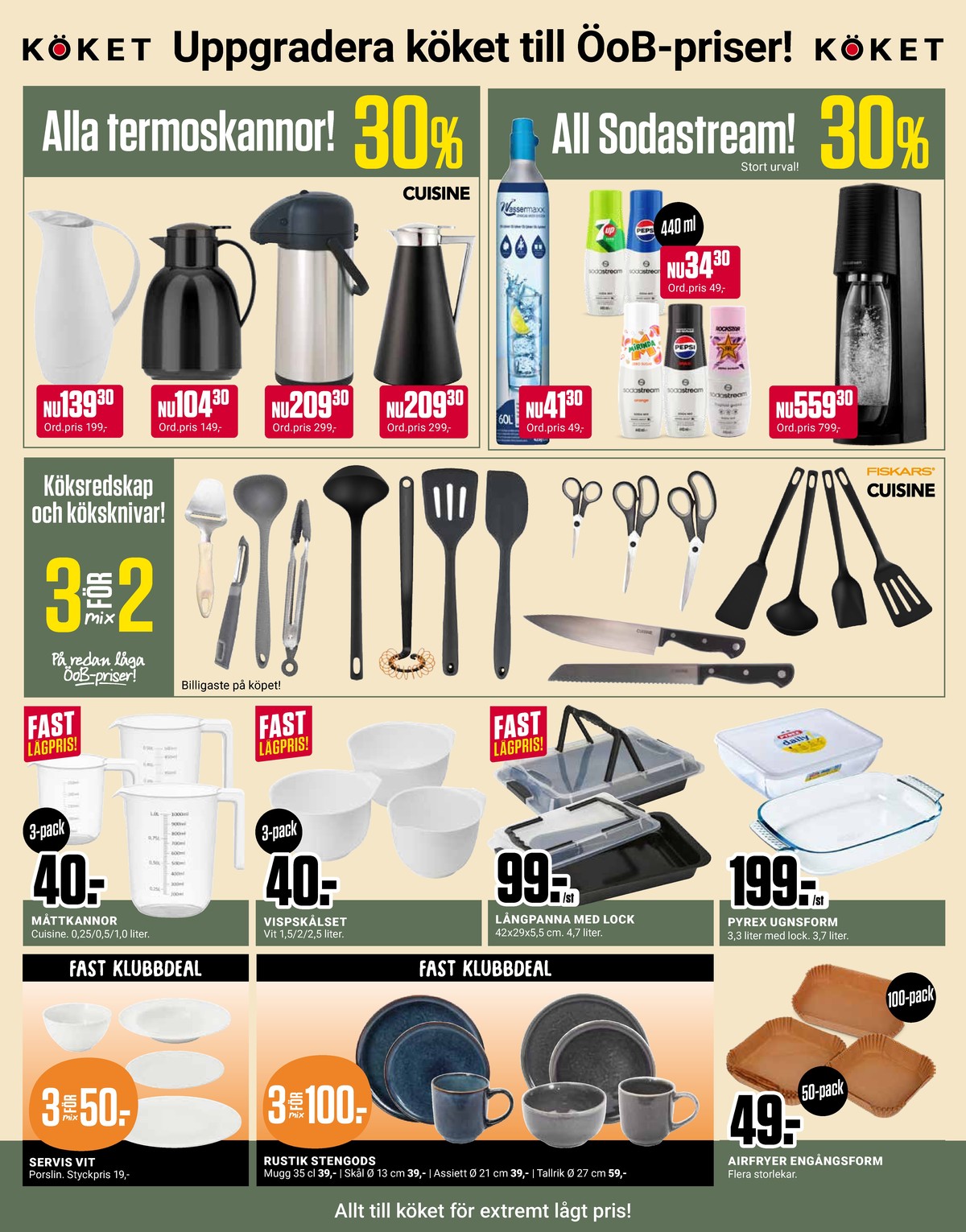 Se ÖoB reklamblad för vecka 42 på Kampanjveckan.se. Se bra erbjudanden på många varor. Läs reklambladet här! Sida 10