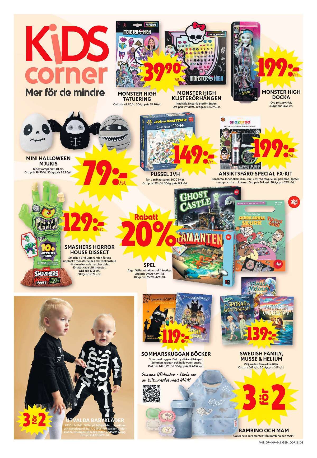 Se ICA Maxi reklamblad för vecka 43 på Kampanjveckan.se. Se bra erbjudanden på många varor, t.ex. babykläder okänd eller babymugg bambino. Läs reklambladet här! Sida 16
