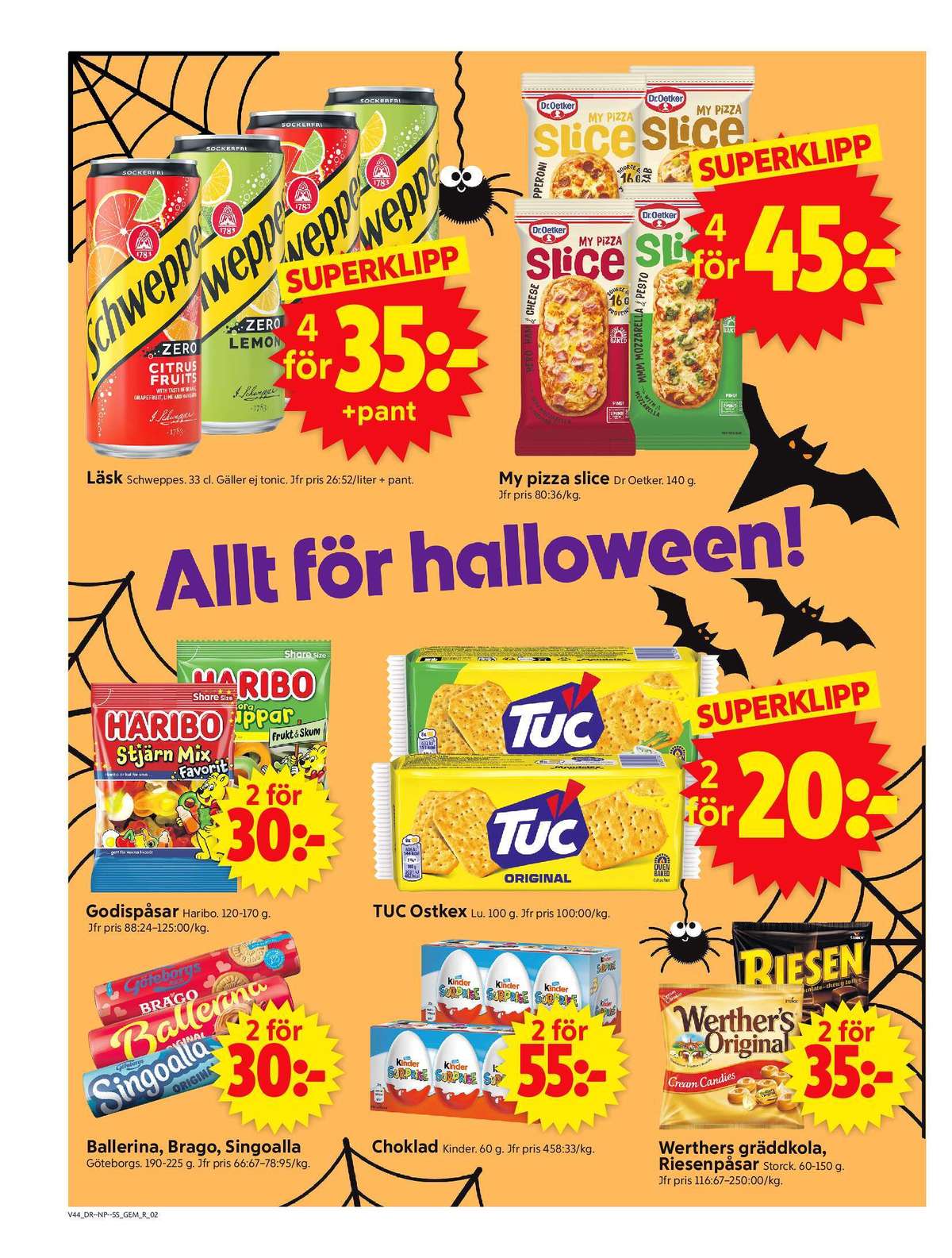 Se ICA Supermarket reklamblad för vecka 44 på Kampanjveckan.se. Se bra erbjudanden på många varor, t.ex. läskedryck citrus fruit eller läskedryck lemon. Läs reklambladet här! Sida 2
