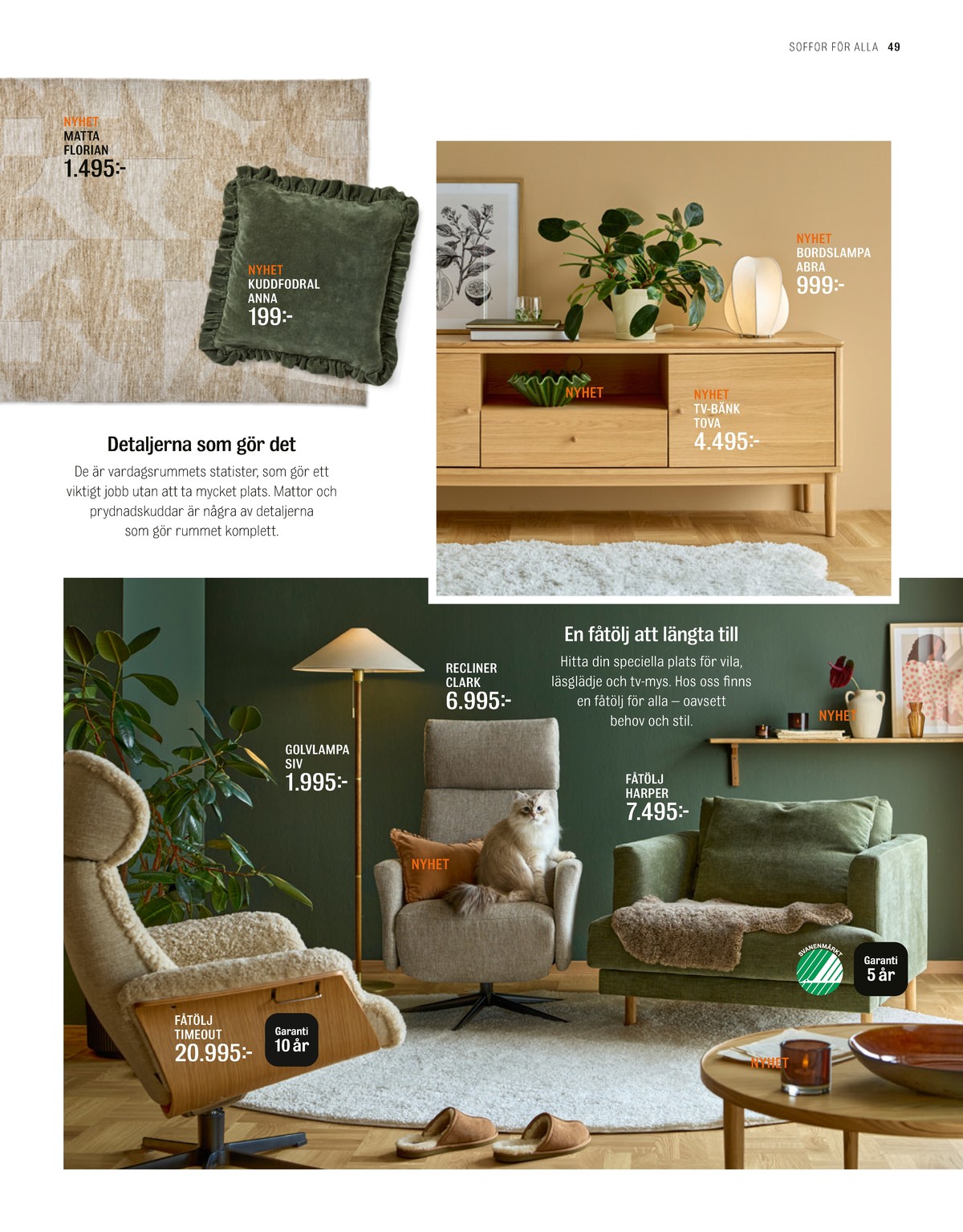 Se Mio reklamblad för vecka 45 på Kampanjveckan.se. Se bra erbjudanden på många varor. Läs reklambladet här! Sida 49