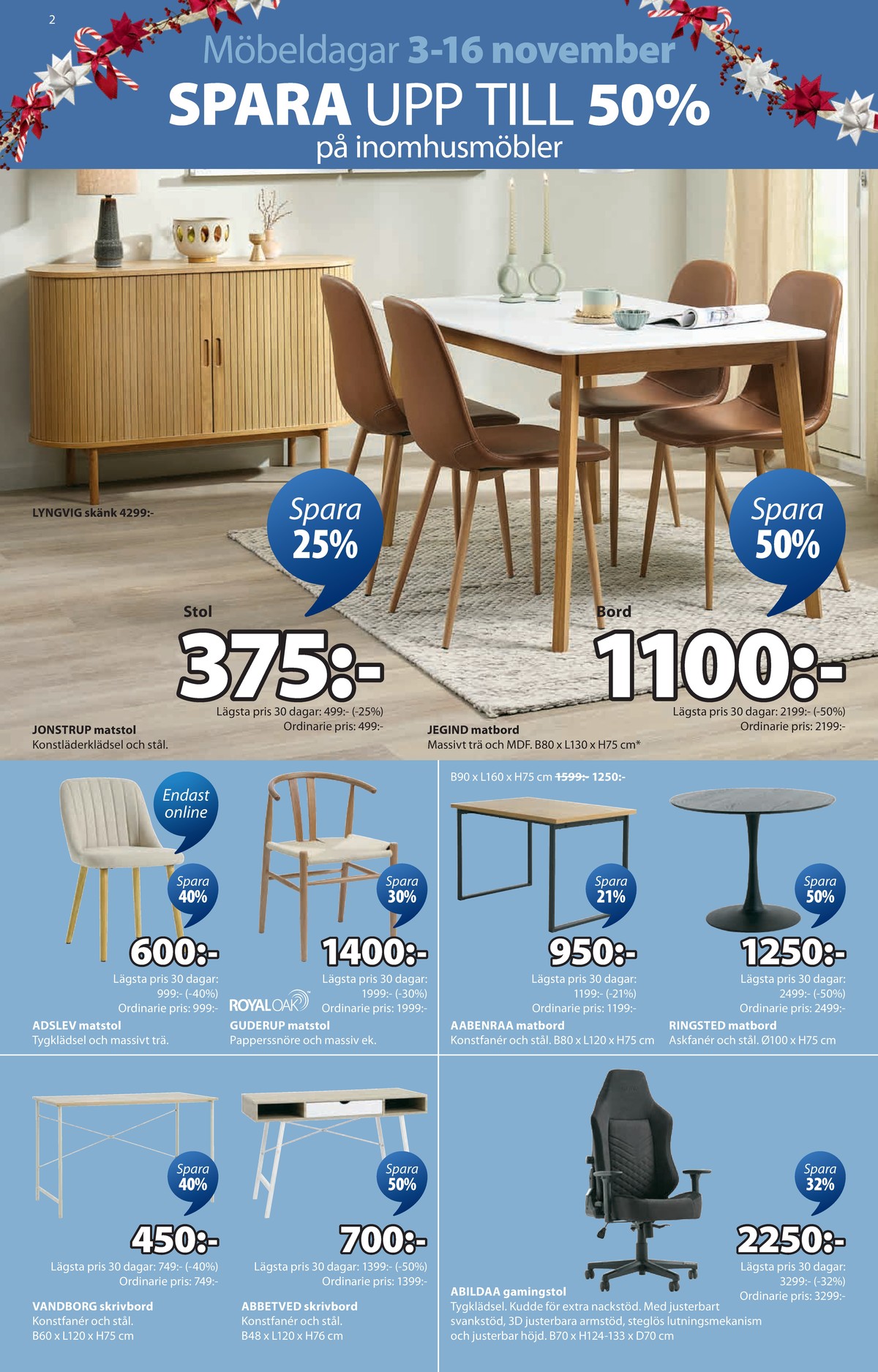 Se Jysk reklamblad för vecka 45 på Kampanjveckan.se. Se bra erbjudanden på många varor. Läs reklambladet här! Sida 3