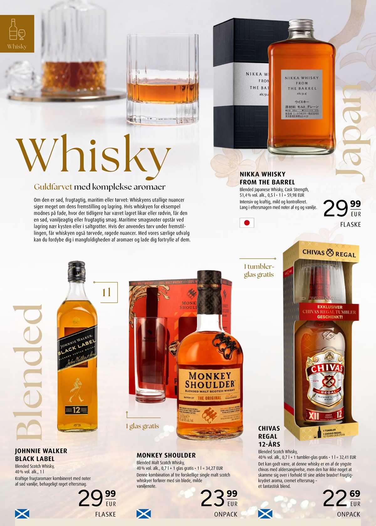 Se Scandinavian Park reklamblad för vecka 46 på Kampanjveckan.se. Se bra erbjudanden på många varor, t.ex. whisky black label eller whisky monkey shoulder. Läs reklambladet här! Sida 2
