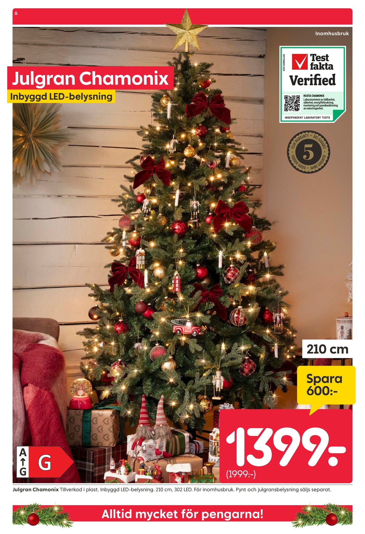 Se Rusta reklamblad för vecka 50 på Kampanjveckan.se. Se bra erbjudanden på många varor, t.ex. julgran okänd eller andra varor. Läs reklambladet här! Sida 6