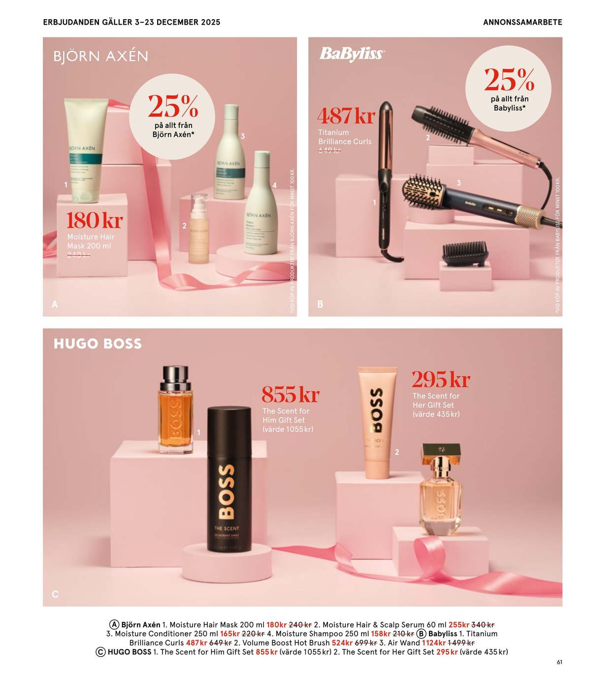 Se Åhlens reklamblad för vecka 51 på Kampanjveckan.se. Se bra erbjudanden på många varor. Läs reklambladet här! Sida 61