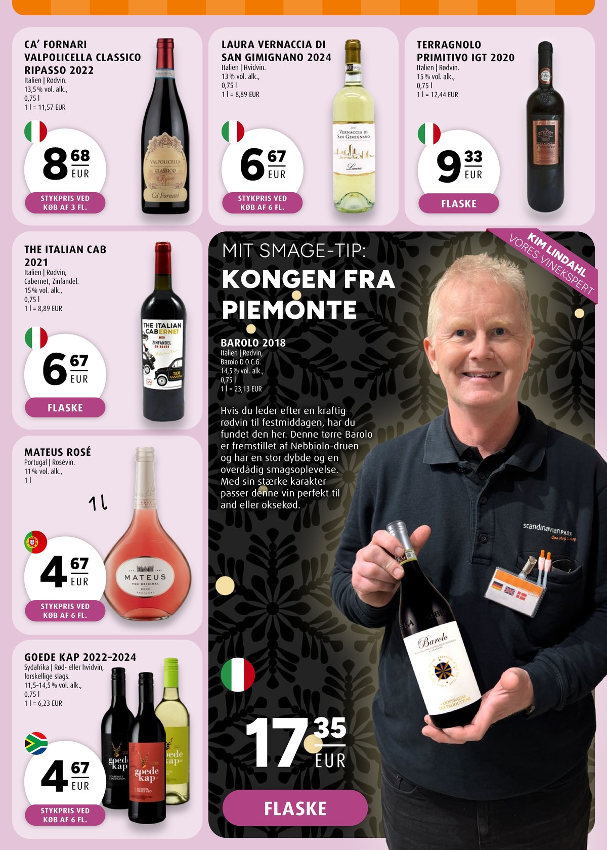 Se Scandinavian Park reklamblad för vecka 51 på Kampanjveckan.se. Se bra erbjudanden på många varor, t.ex. röd vin okänd eller röd vin okänd. Läs reklambladet här! Sida 27
