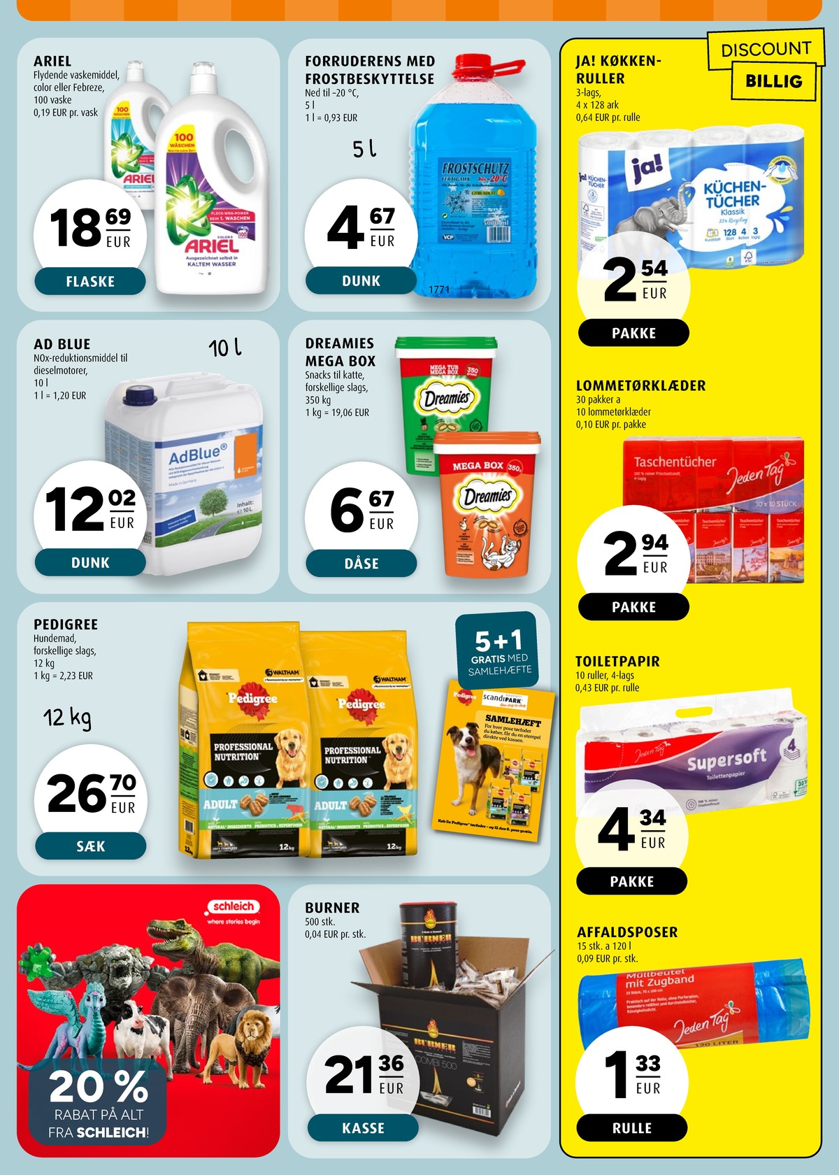 Se Scandinavian Park reklamblad för vecka 51 på Kampanjveckan.se. Se bra erbjudanden på många varor, t.ex. tvättmedel flytande a+ eller spolarvätska okänd. Läs reklambladet här! Sida 37
