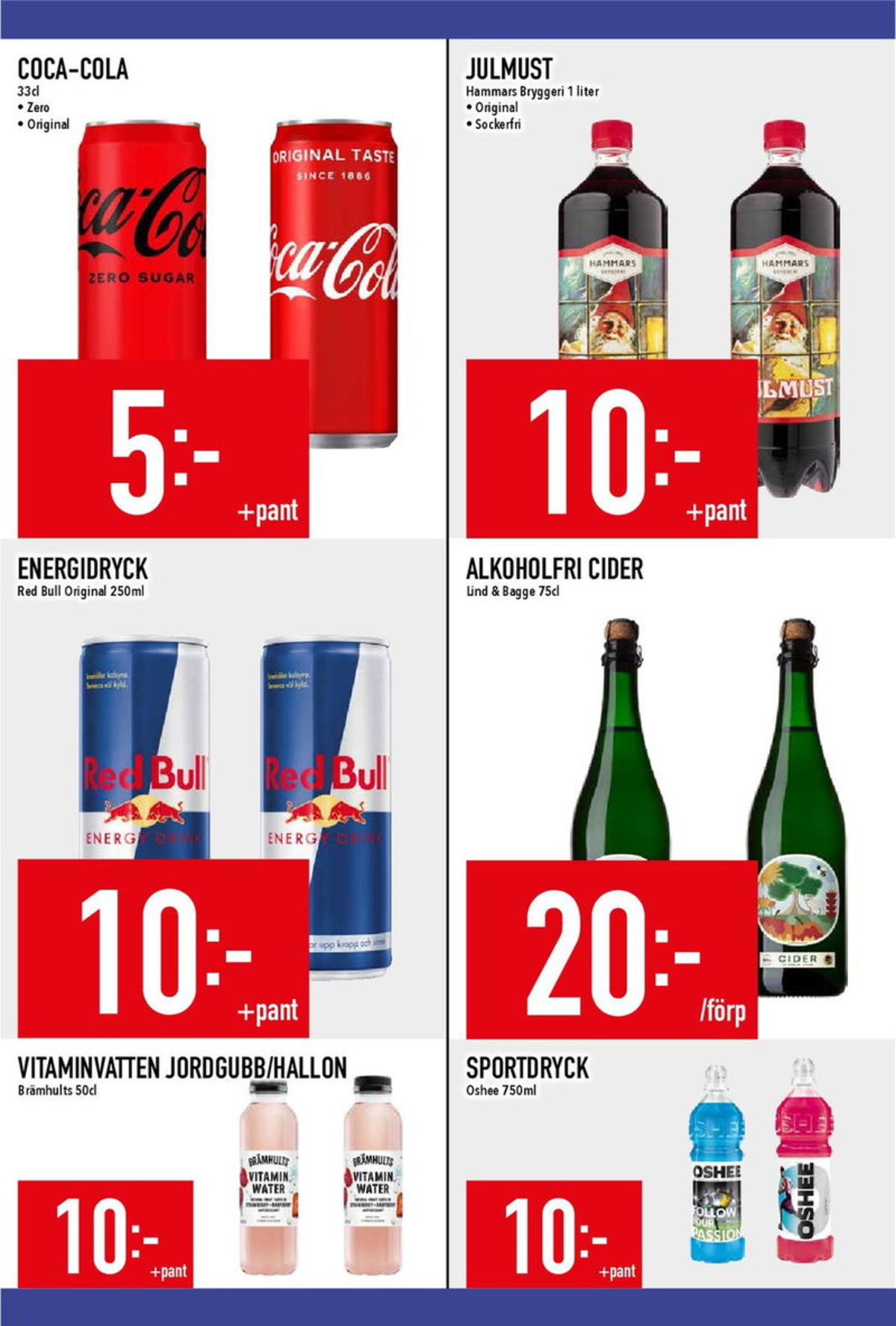 Se MatDax reklamblad för vecka 51 på Kampanjveckan.se. Se bra erbjudanden på många varor, t.ex. läskedryck coca cola eller läskedryck coca cola zero. Läs reklambladet här! Sida 18
