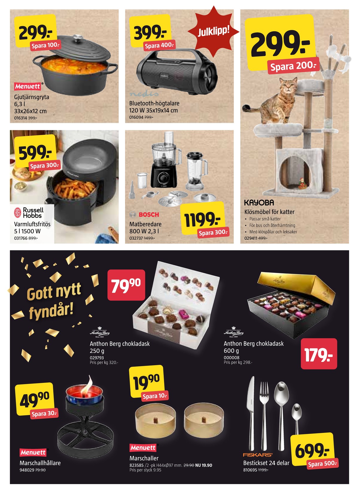 Se Jula reklamblad för vecka 52 på Kampanjveckan.se. Se bra erbjudanden på många varor. Läs reklambladet här! Sida 3