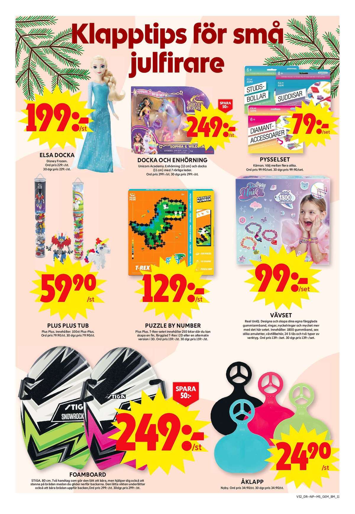 Se ICA Maxi reklamblad för vecka 52 på Kampanjveckan.se. Se bra erbjudanden på många varor, t.ex. pärlor real uniq eller Åklapp nyby. Läs reklambladet här! Sida 14
