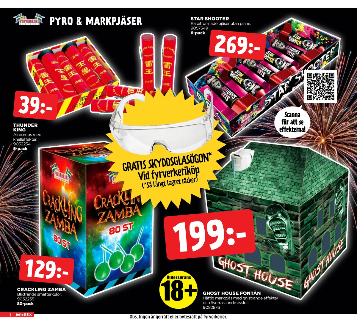 Se Jem & Fix reklamblad för vecka 52 på Kampanjveckan.se. Se bra erbjudanden på många varor. Läs reklambladet här! Sida 2