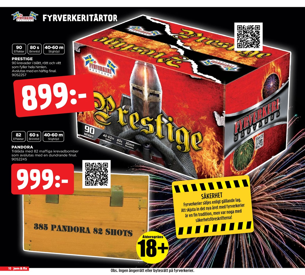 Se Jem & Fix reklamblad för vecka 52 på Kampanjveckan.se. Se bra erbjudanden på många varor. Läs reklambladet här! Sida 10