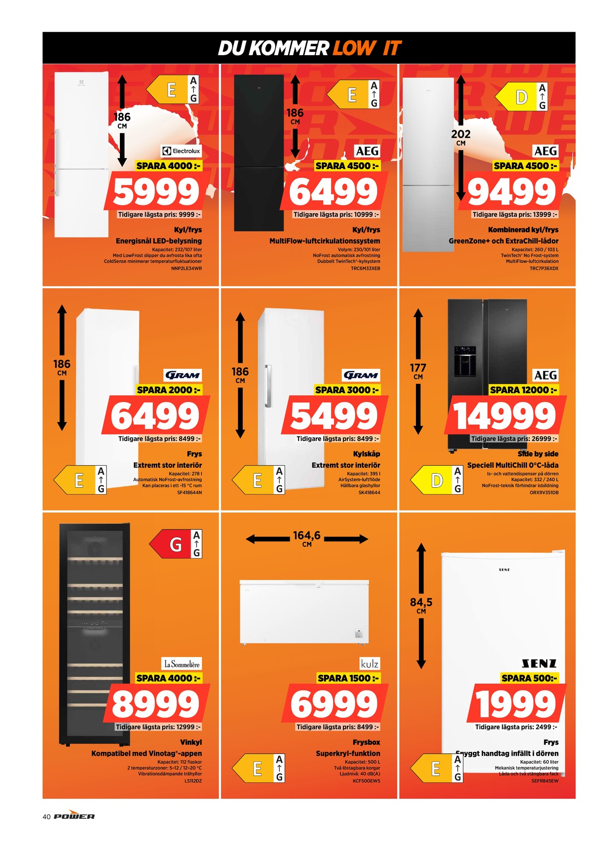 Se Power reklamblad för vecka 52 på Kampanjveckan.se. Se bra erbjudanden på många varor. Läs reklambladet här! Sida 40