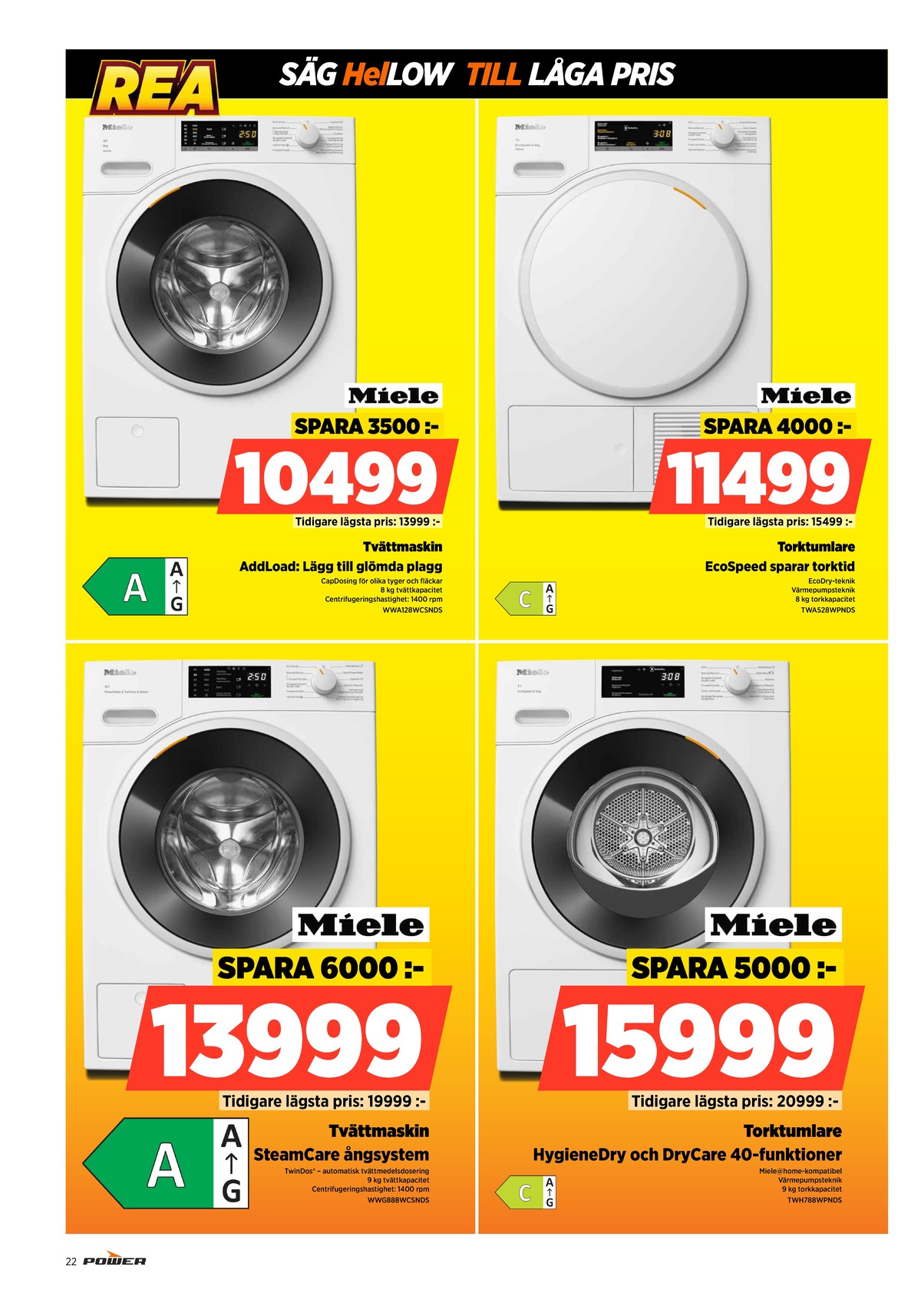 Se Power reklamblad för vecka 52 på Kampanjveckan.se. Se bra erbjudanden på många varor. Läs reklambladet här! Sida 22