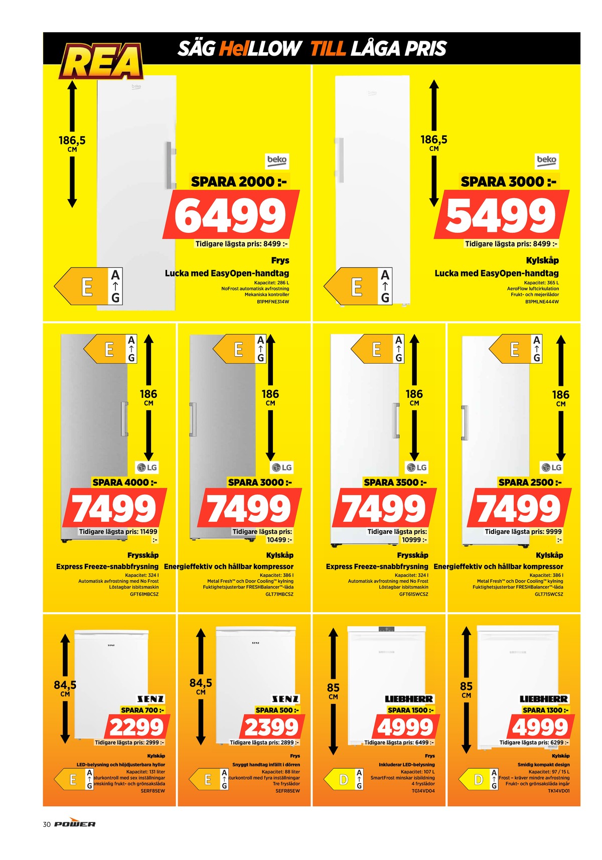 Se Power reklamblad för vecka 52 på Kampanjveckan.se. Se bra erbjudanden på många varor. Läs reklambladet här! Sida 30