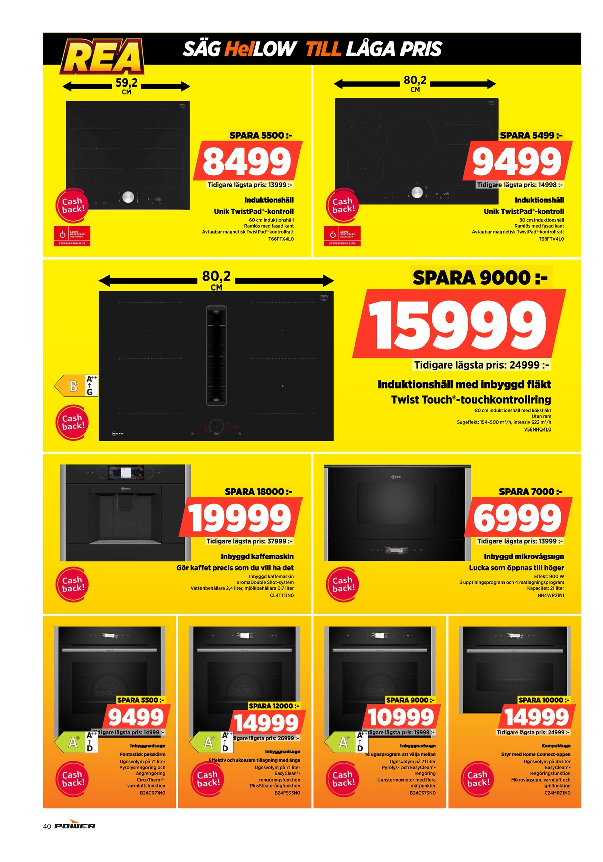 Se Power reklamblad för vecka 52 på Kampanjveckan.se. Se bra erbjudanden på många varor. Läs reklambladet här! Sida 40