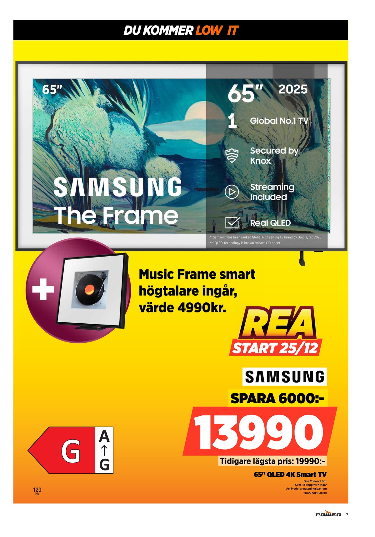 Se Power reklamblad för vecka 52 på Kampanjveckan.se. Se bra erbjudanden på många varor. Läs reklambladet här! Sida 7