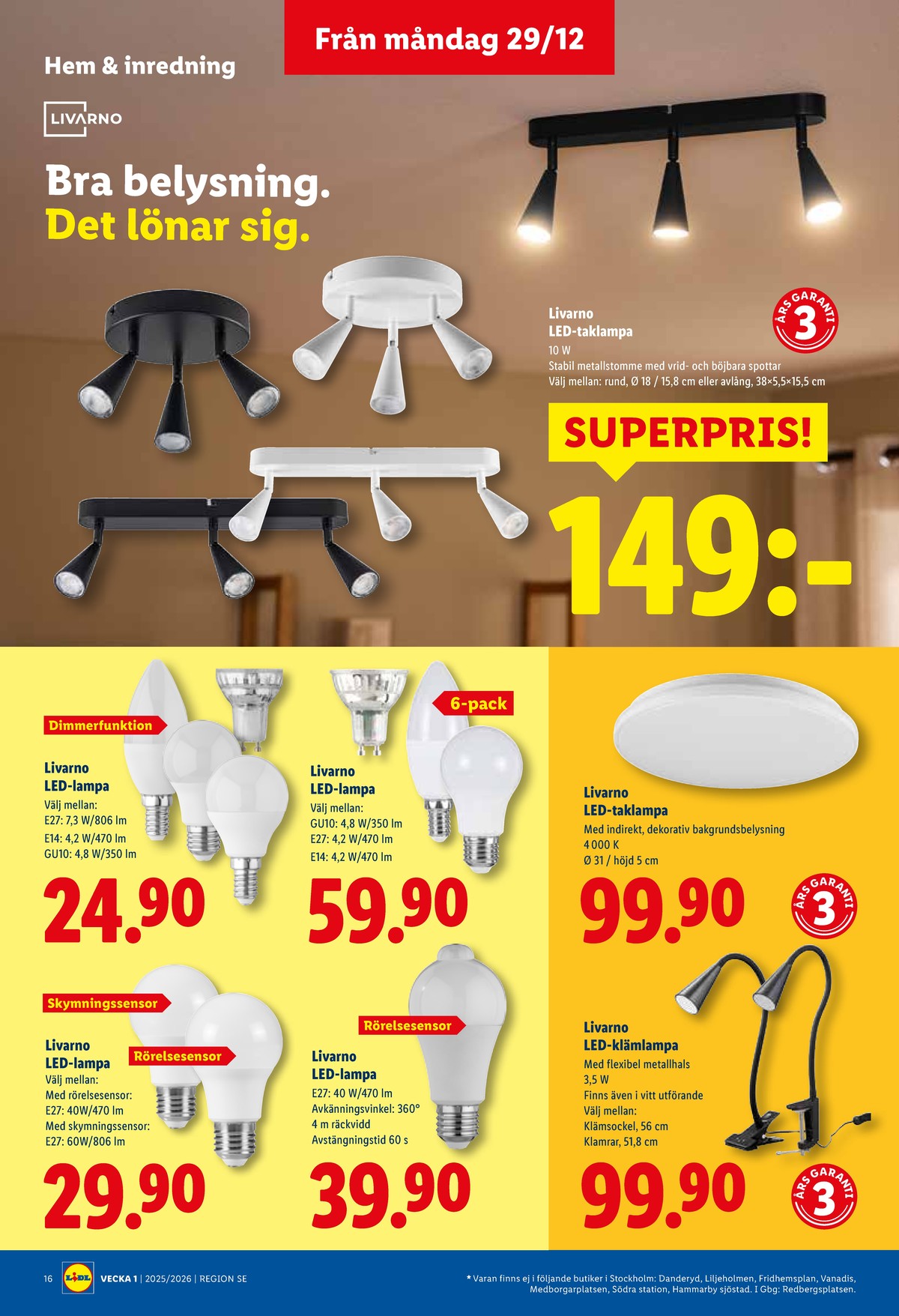 Se Lidl reklamblad för vecka 1 på Kampanjveckan.se. Se bra erbjudanden på många varor. Läs reklambladet här! Sida 17