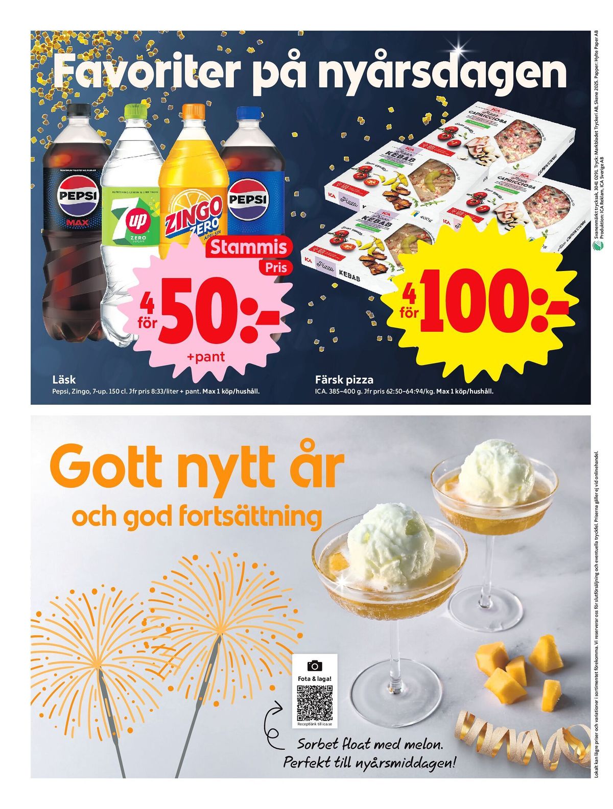 Se ICA Nära reklamblad för vecka 1 på Kampanjveckan.se. Se bra erbjudanden på många varor, t.ex. läskedryck 7-up eller läskedryck 7-up free. Läs reklambladet här! Sida 8
