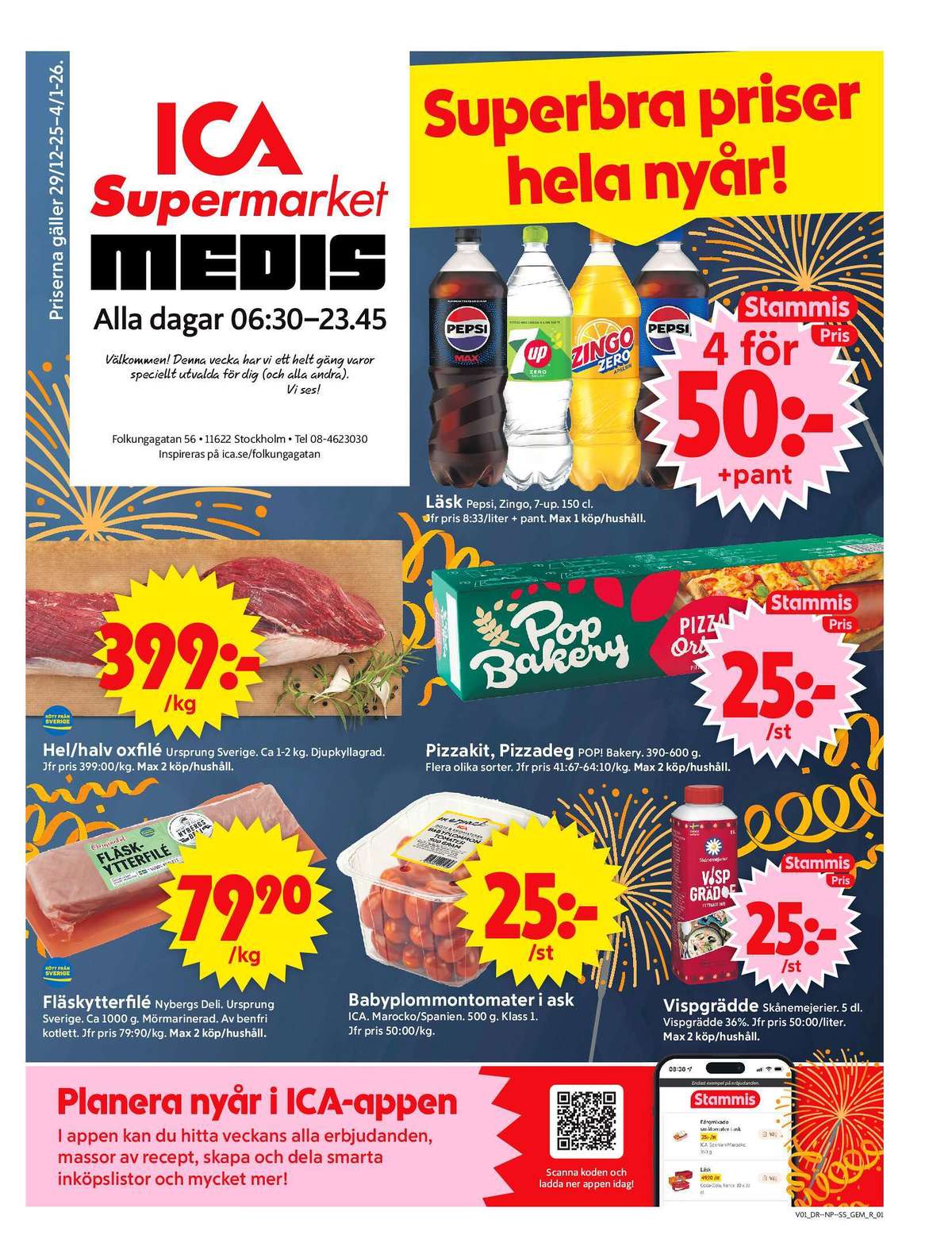 Se ICA Supermarket reklamblad för vecka 1 på Kampanjveckan.se. Se bra erbjudanden på många varor. Läs reklambladet här! Sida 1