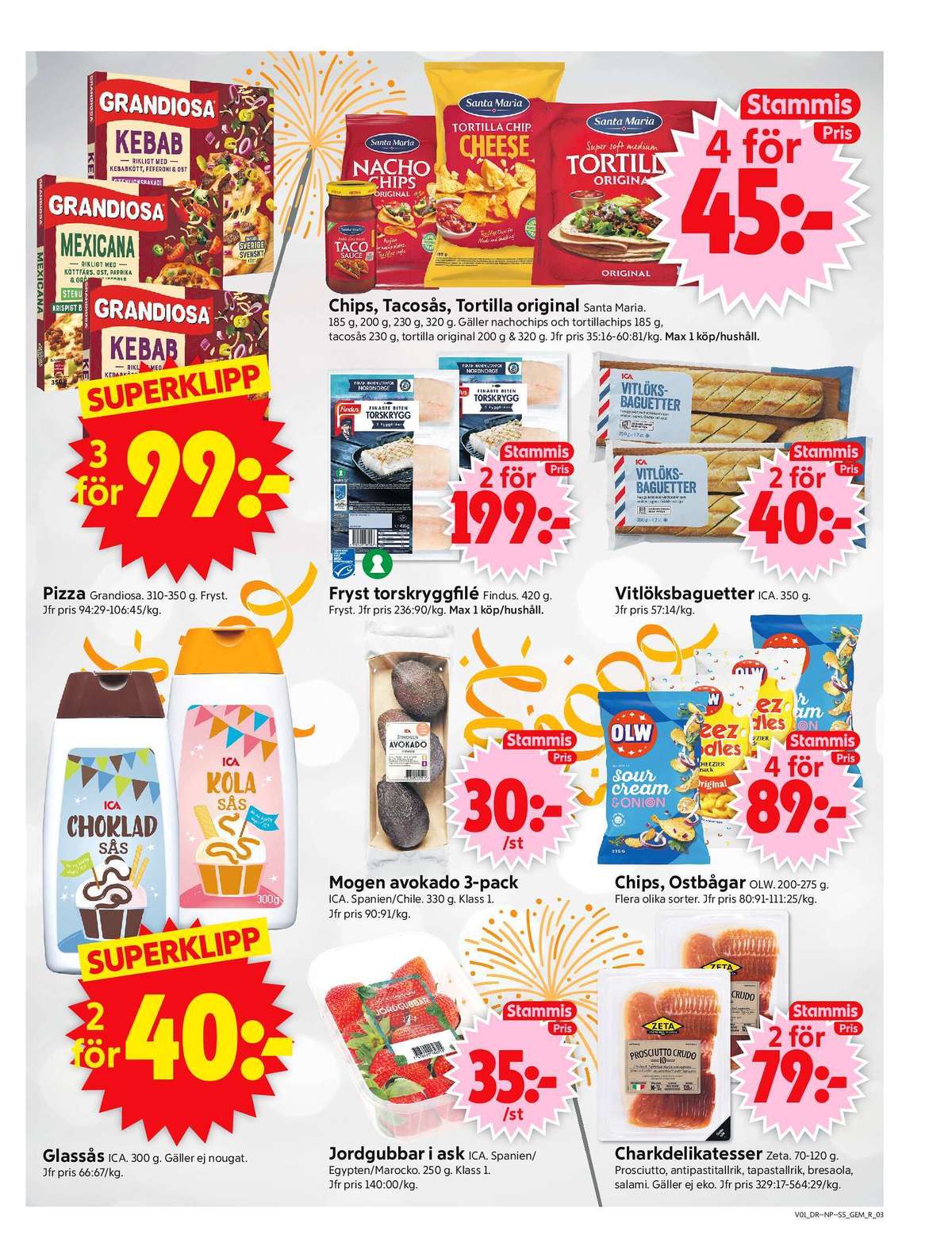 Se ICA Supermarket reklamblad för vecka 1 på Kampanjveckan.se. Se bra erbjudanden på många varor. Läs reklambladet här! Sida 3