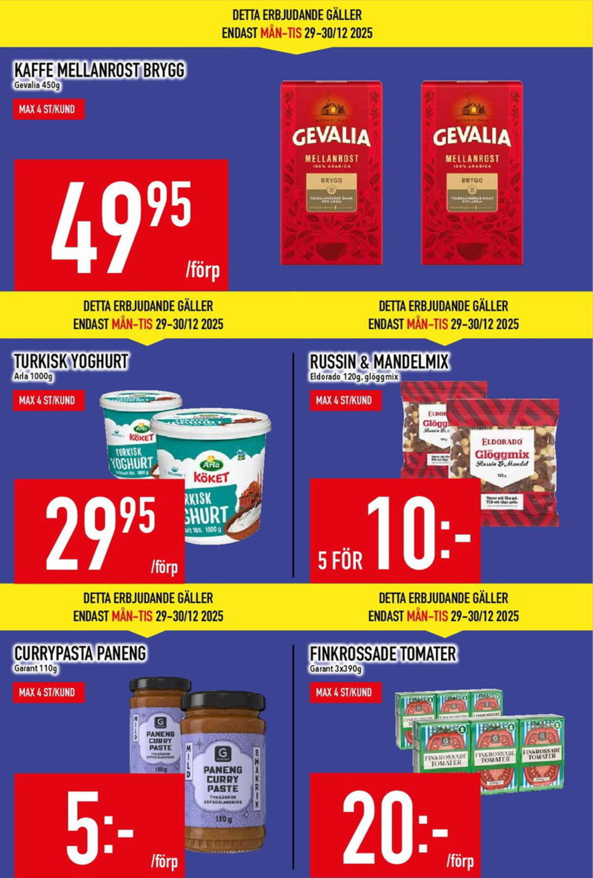 Se MatDax reklamblad för vecka 1 på Kampanjveckan.se. Se bra erbjudanden på många varor. Läs reklambladet här! Sida 5