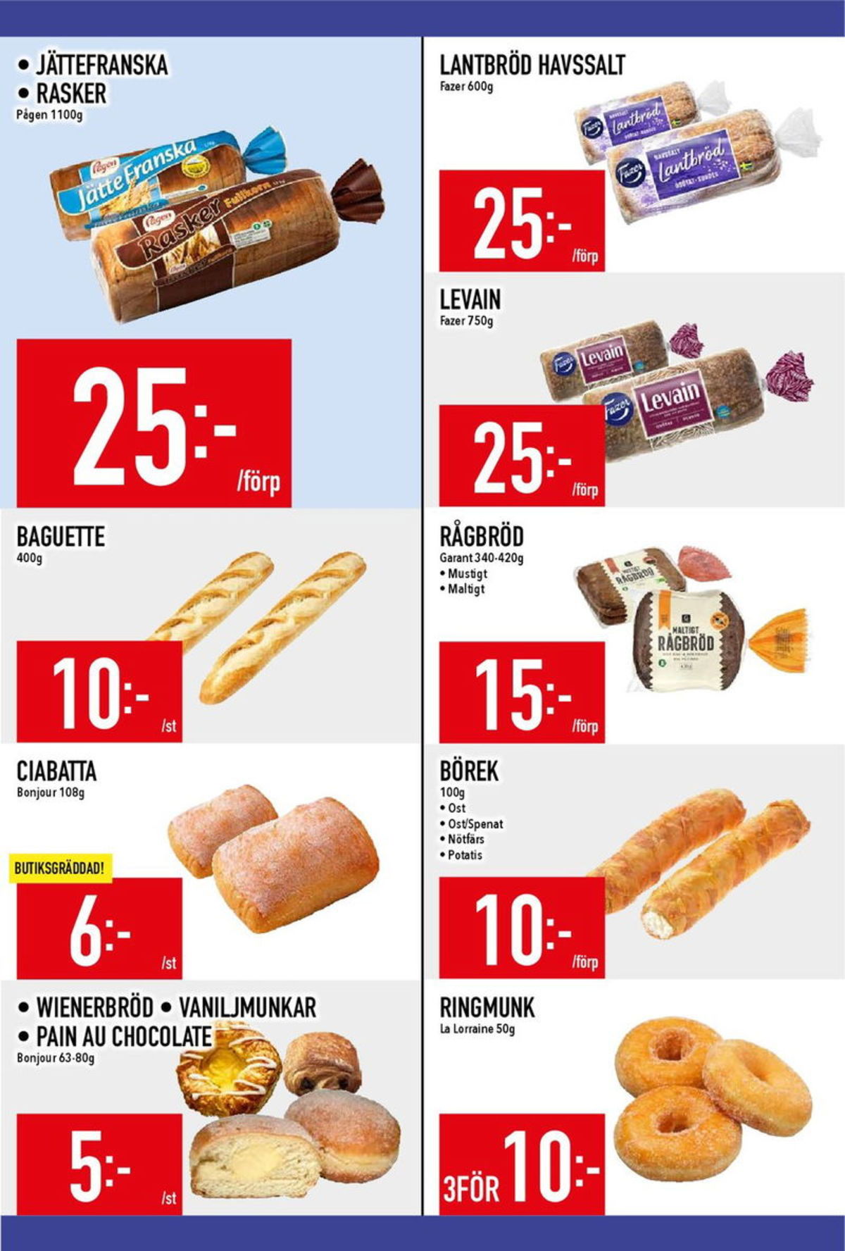 Se MatDax reklamblad för vecka 1 på Kampanjveckan.se. Se bra erbjudanden på många varor, t.ex. bröd rasker eller börek medererainian. Läs reklambladet här! Sida 9
