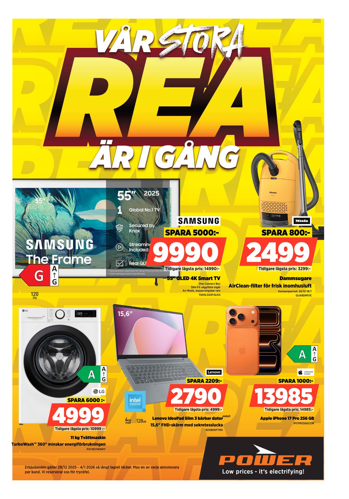 Se Power reklamblad för vecka 1 på Kampanjveckan.se. Se bra erbjudanden på många varor. Läs reklambladet här! Sida 1