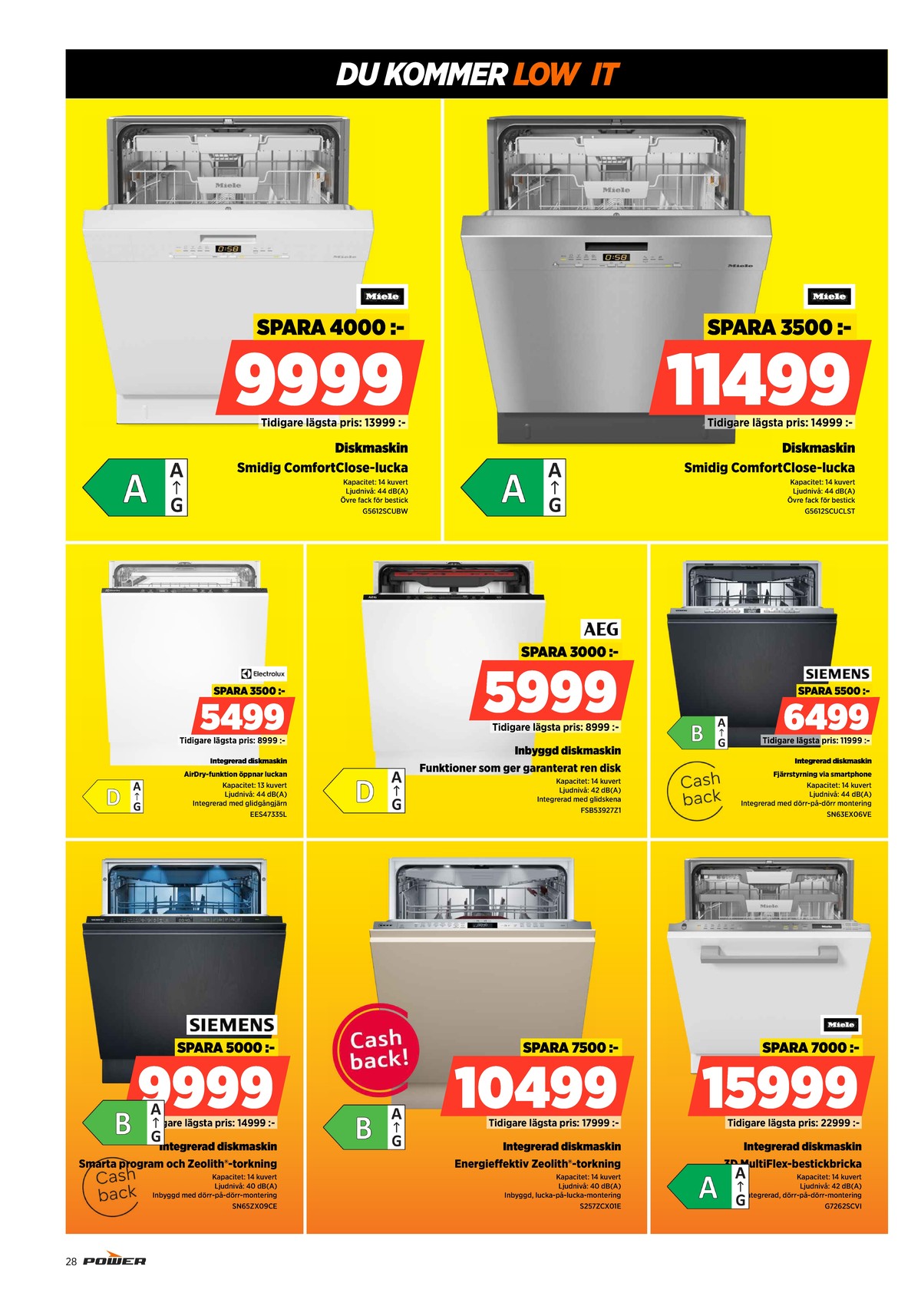 Se Power reklamblad för vecka 1 på Kampanjveckan.se. Se bra erbjudanden på många varor. Läs reklambladet här! Sida 28