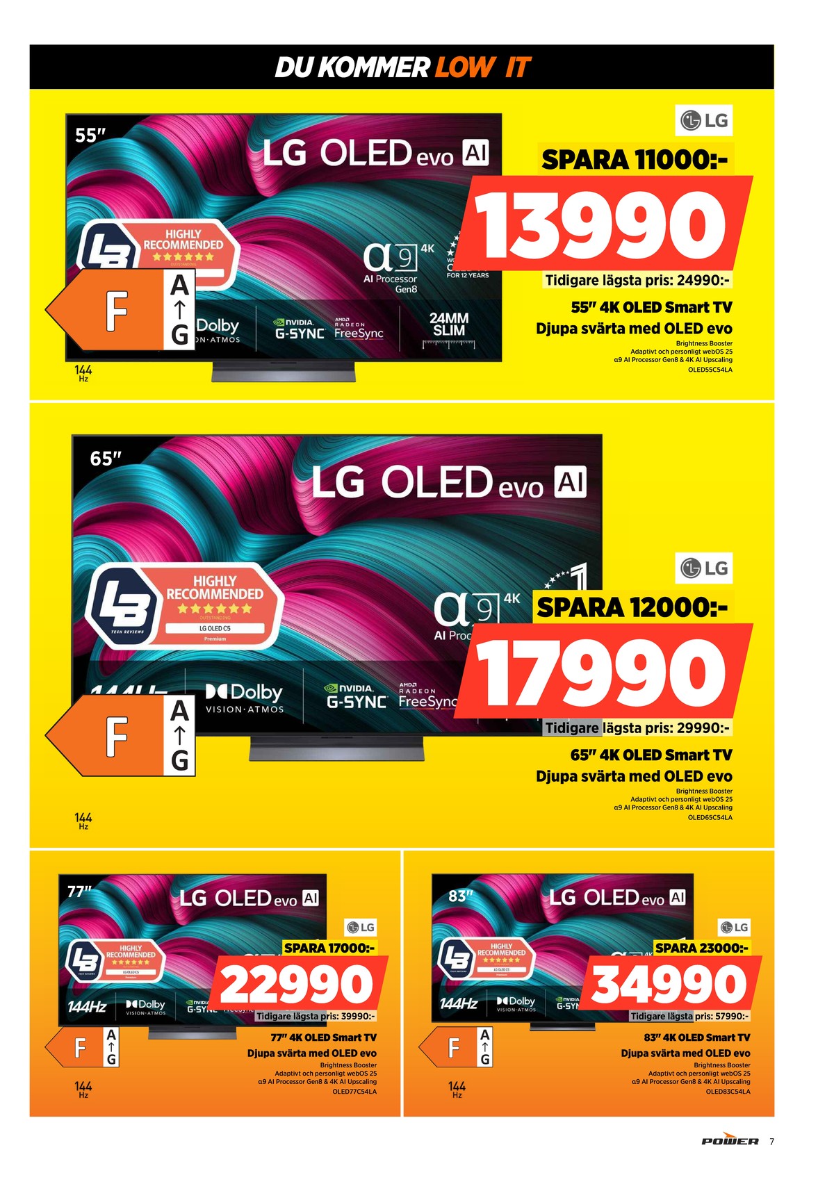 Se Power reklamblad för vecka 1 på Kampanjveckan.se. Se bra erbjudanden på många varor. Läs reklambladet här! Sida 7