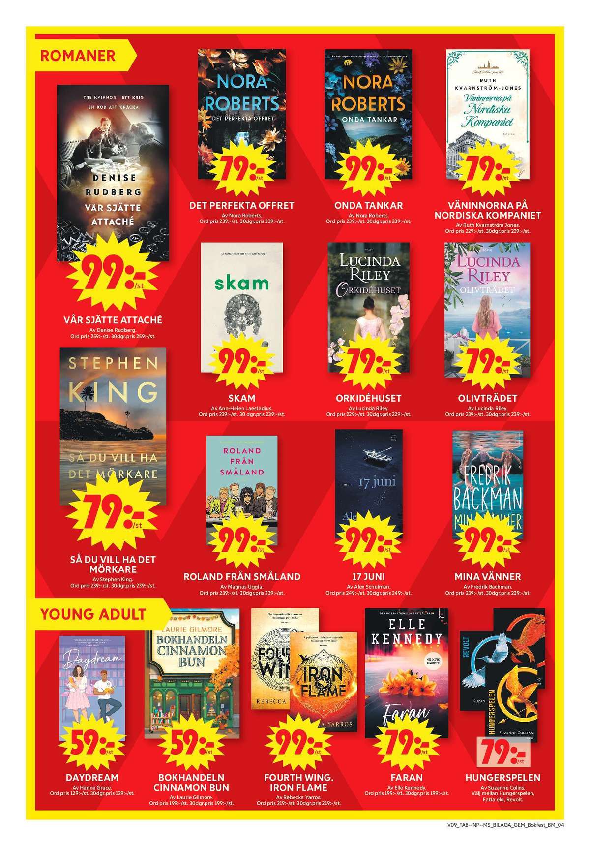 Se ICA Maxi reklamblad för vecka 10 på Kampanjveckan.se. Se bra erbjudanden på många varor, t.ex. böcker okänd eller böcker okänd. Läs reklambladet här! Sida 4
