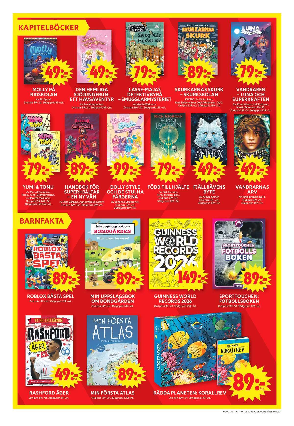 Se ICA Maxi reklamblad för vecka 10 på Kampanjveckan.se. Se bra erbjudanden på många varor, t.ex. böcker okänd eller barnböcker okänd. Läs reklambladet här! Sida 7
