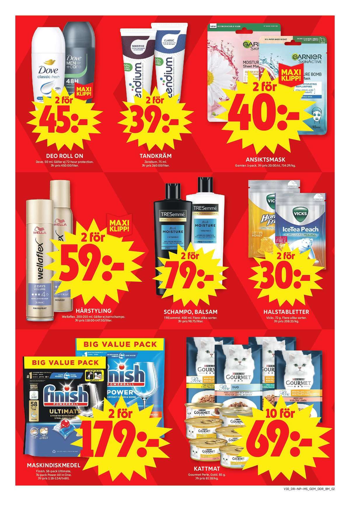 Se ICA Maxi reklamblad för vecka 10 på Kampanjveckan.se. Se bra erbjudanden på många varor, t.ex. deodorant roll-on dove eller deodorant roll-on dove men care. Läs reklambladet här! Sida 7

