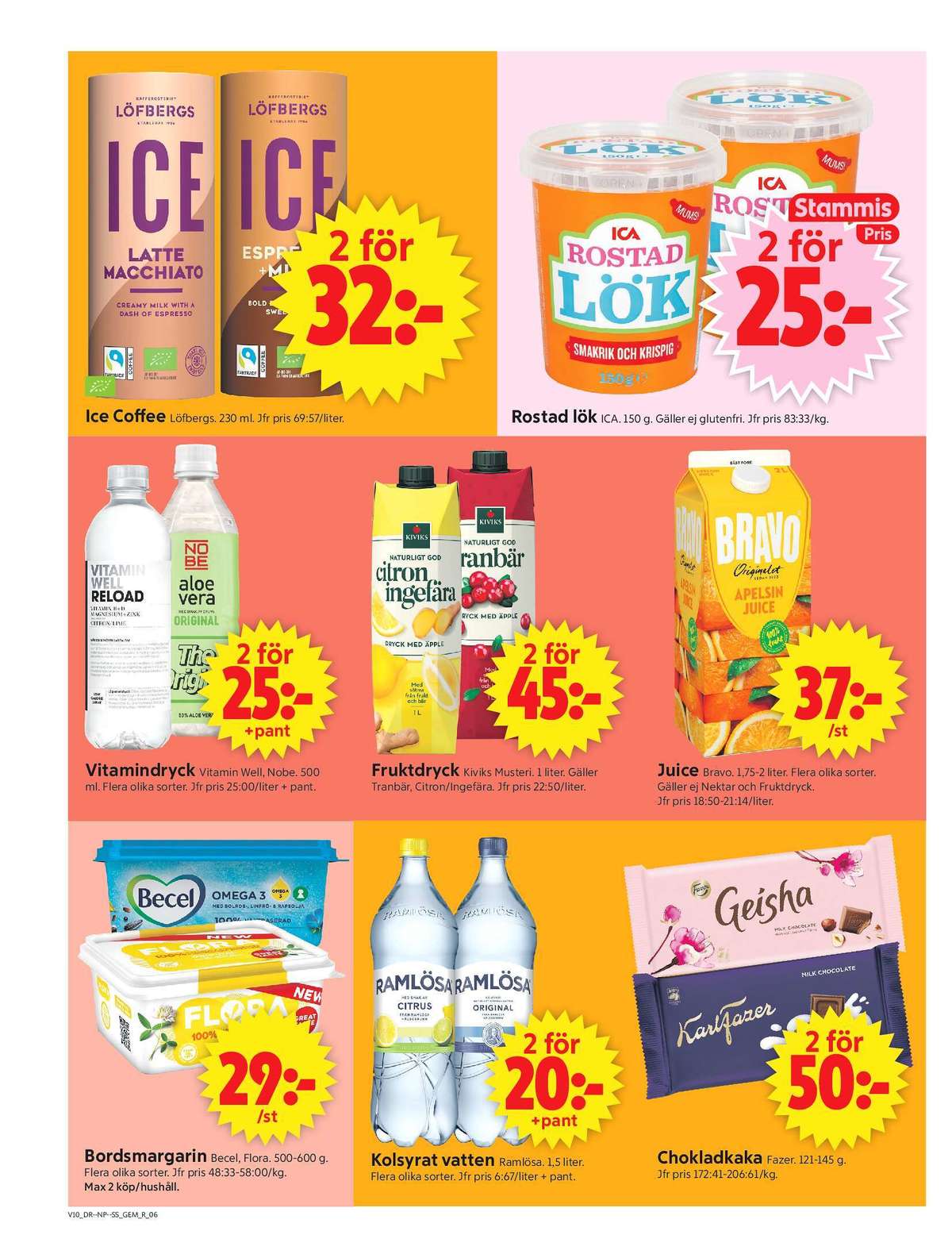 Se ICA Supermarket reklamblad för vecka 10 på Kampanjveckan.se. Se bra erbjudanden på många varor, t.ex. iskaffe espresso milk eller lök rostade ica. Läs reklambladet här! Sida 8
