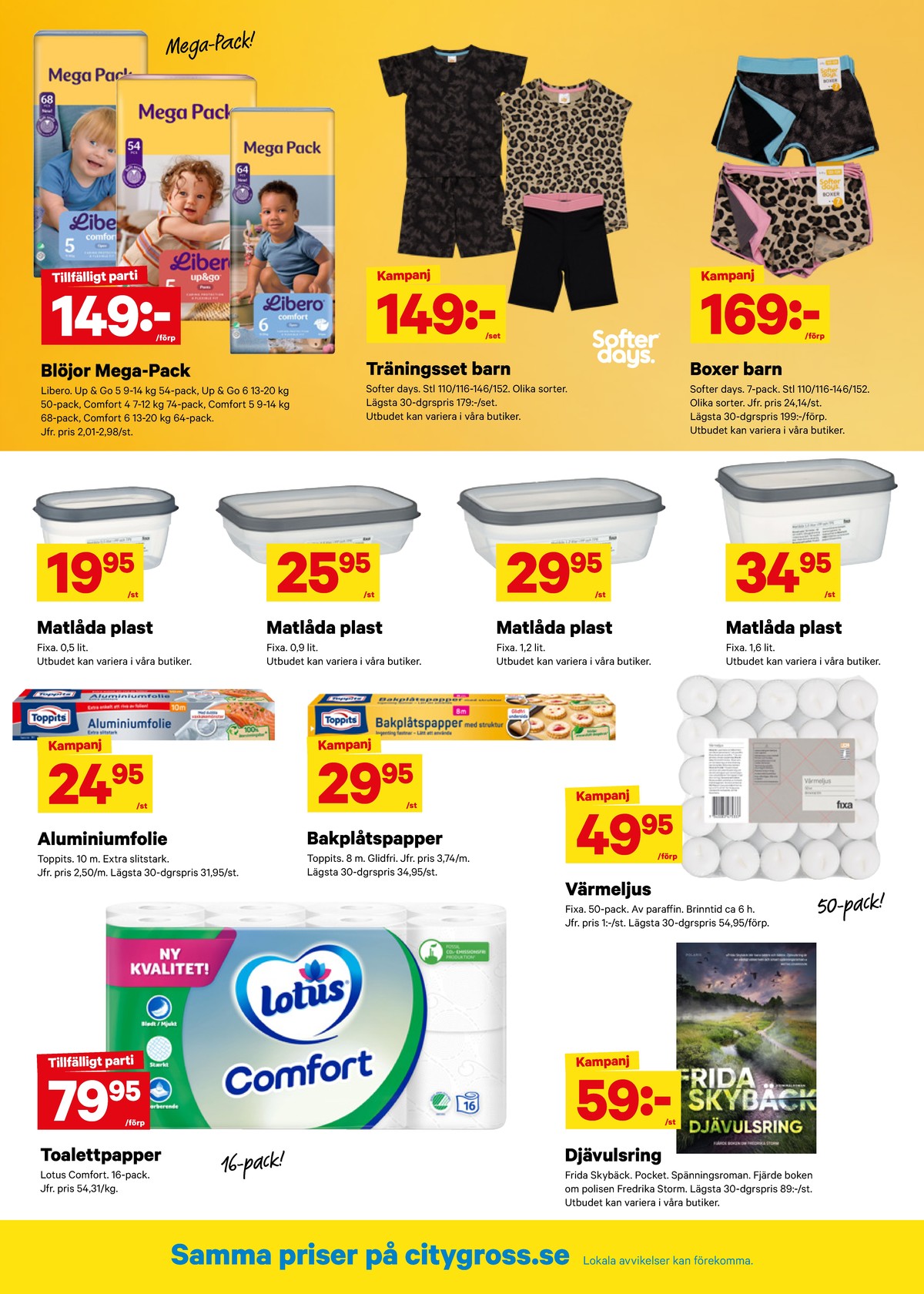Se City Gross reklamblad för vecka 10 på Kampanjveckan.se. Se bra erbjudanden på många varor. Läs reklambladet här! Sida 11