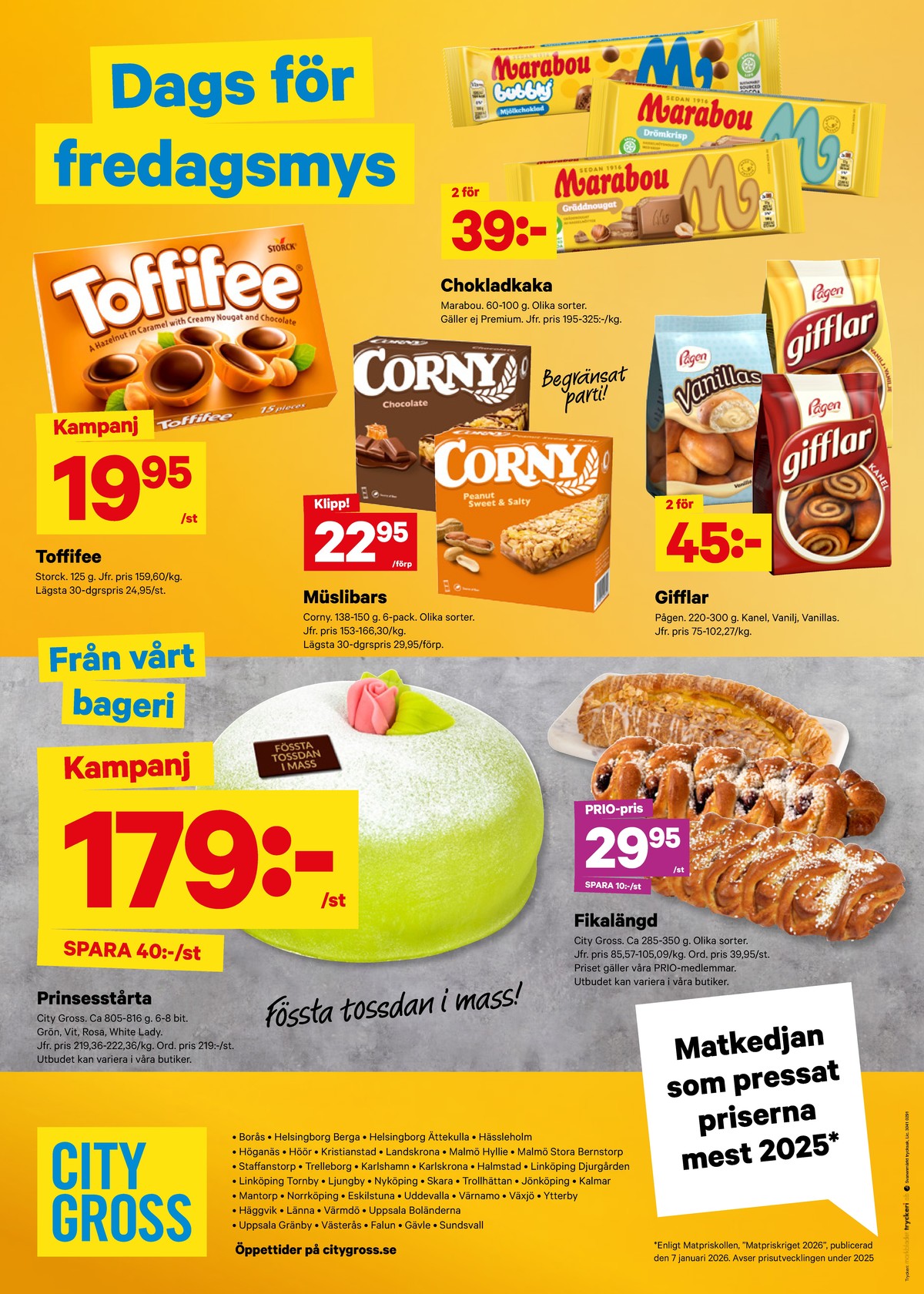 Se City Gross reklamblad för vecka 10 på Kampanjveckan.se. Se bra erbjudanden på många varor. Läs reklambladet här! Sida 12