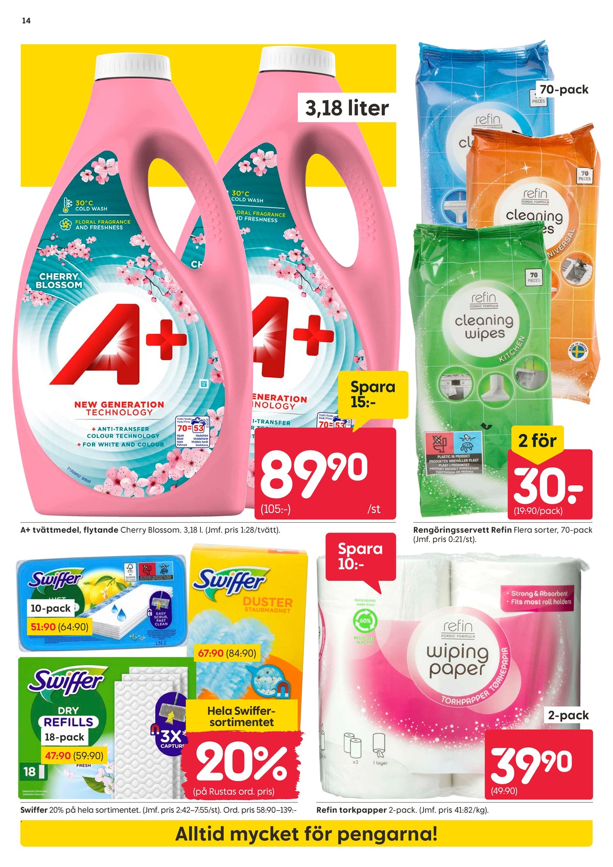 Se Rusta reklamblad för vecka 10 på Kampanjveckan.se. Se bra erbjudanden på många varor. Läs reklambladet här! Sida 14