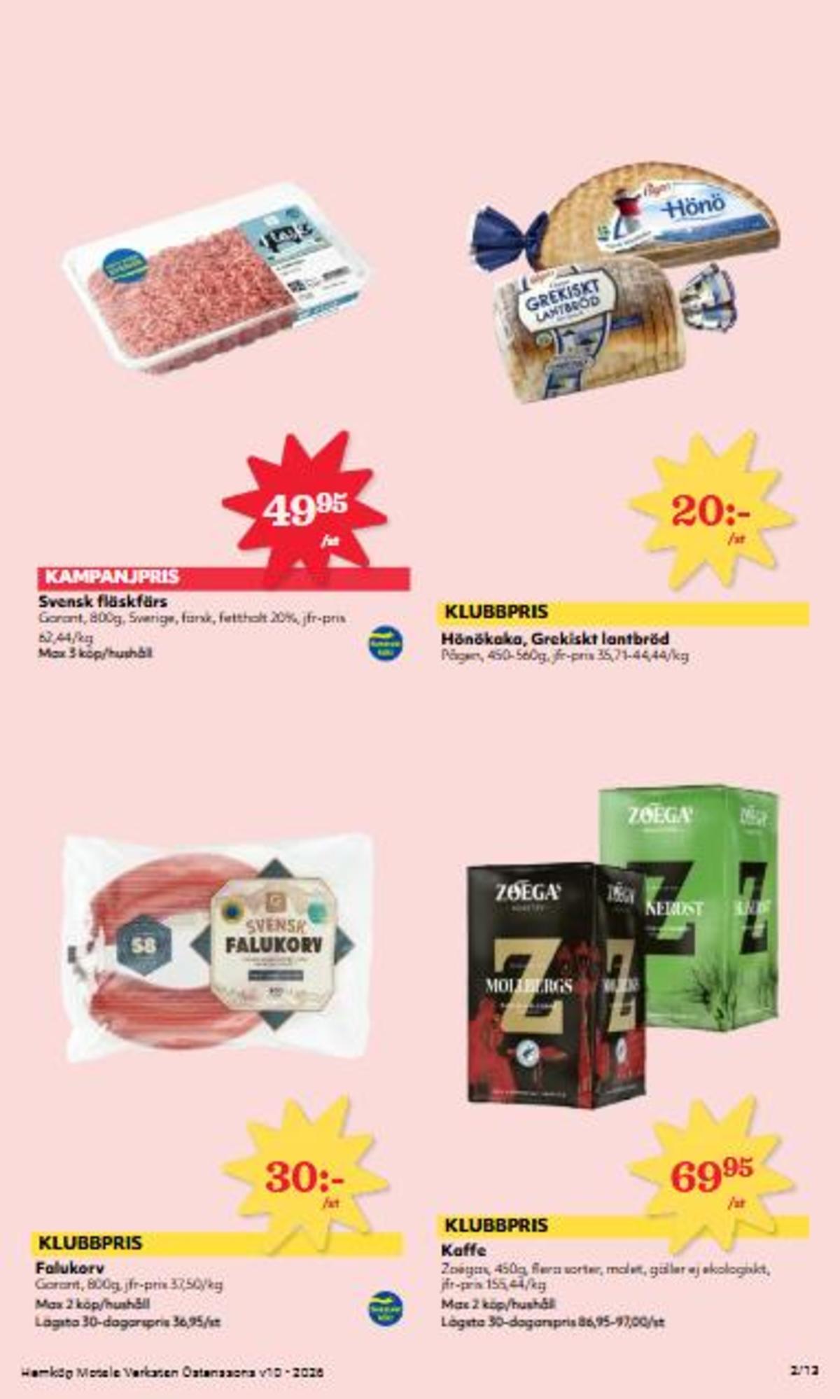 Se Östenssons reklamblad för vecka 10 på Kampanjveckan.se. Se bra erbjudanden på många varor. Läs reklambladet här! Sida 2