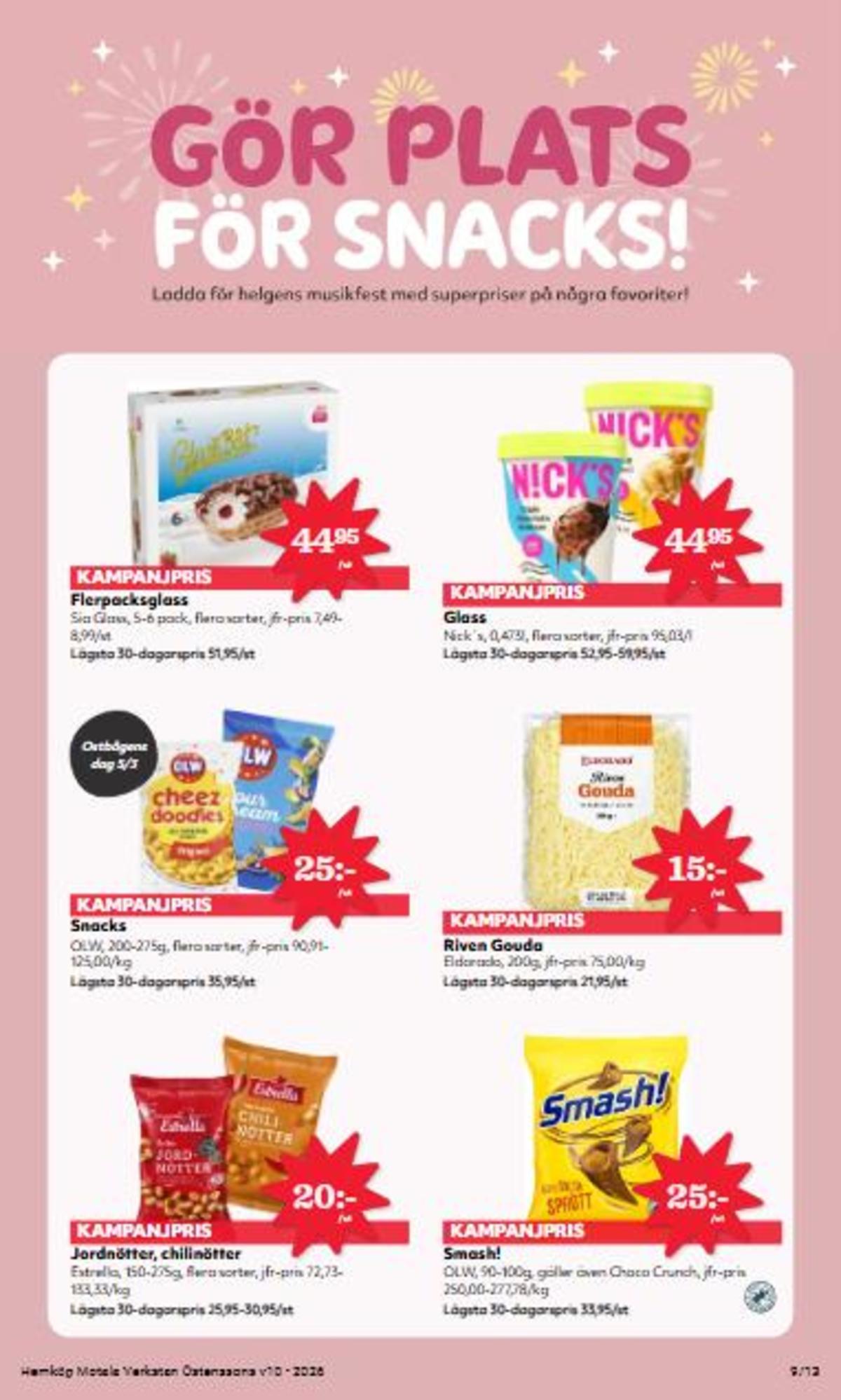 Se Östenssons reklamblad för vecka 10 på Kampanjveckan.se. Se bra erbjudanden på många varor. Läs reklambladet här! Sida 9