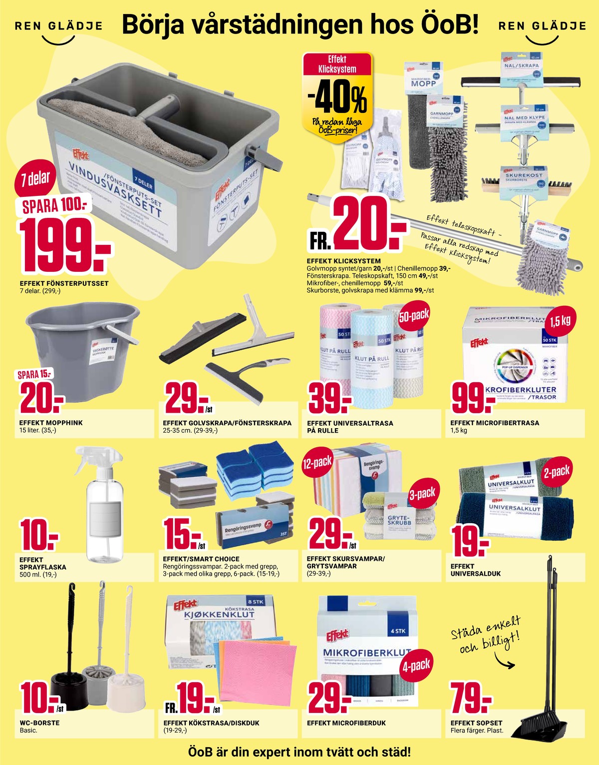 Se ÖoB reklamblad för vecka 10 på Kampanjveckan.se. Se bra erbjudanden på många varor. Läs reklambladet här! Sida 3