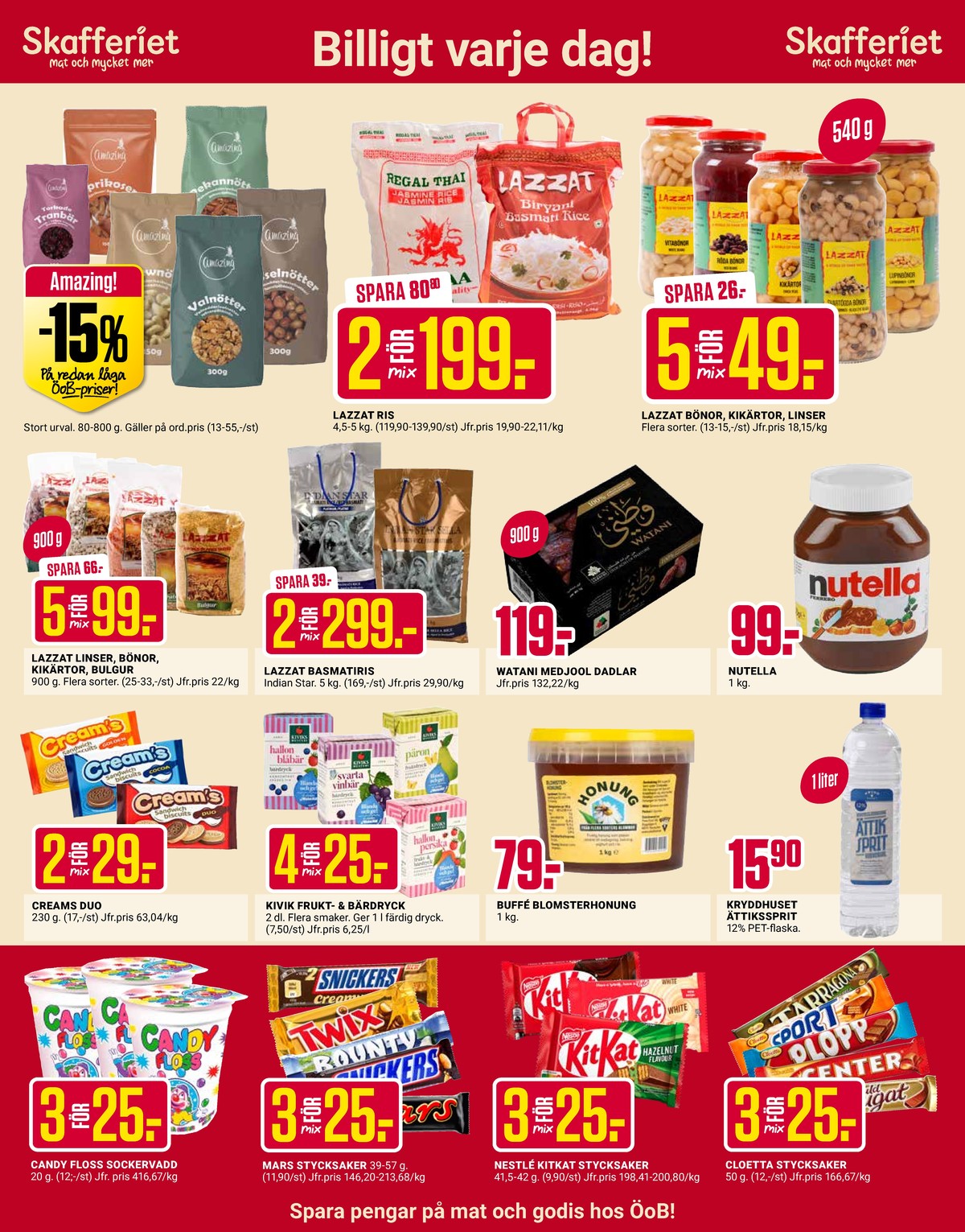 Se ÖoB reklamblad för vecka 10 på Kampanjveckan.se. Se bra erbjudanden på många varor. Läs reklambladet här! Sida 4