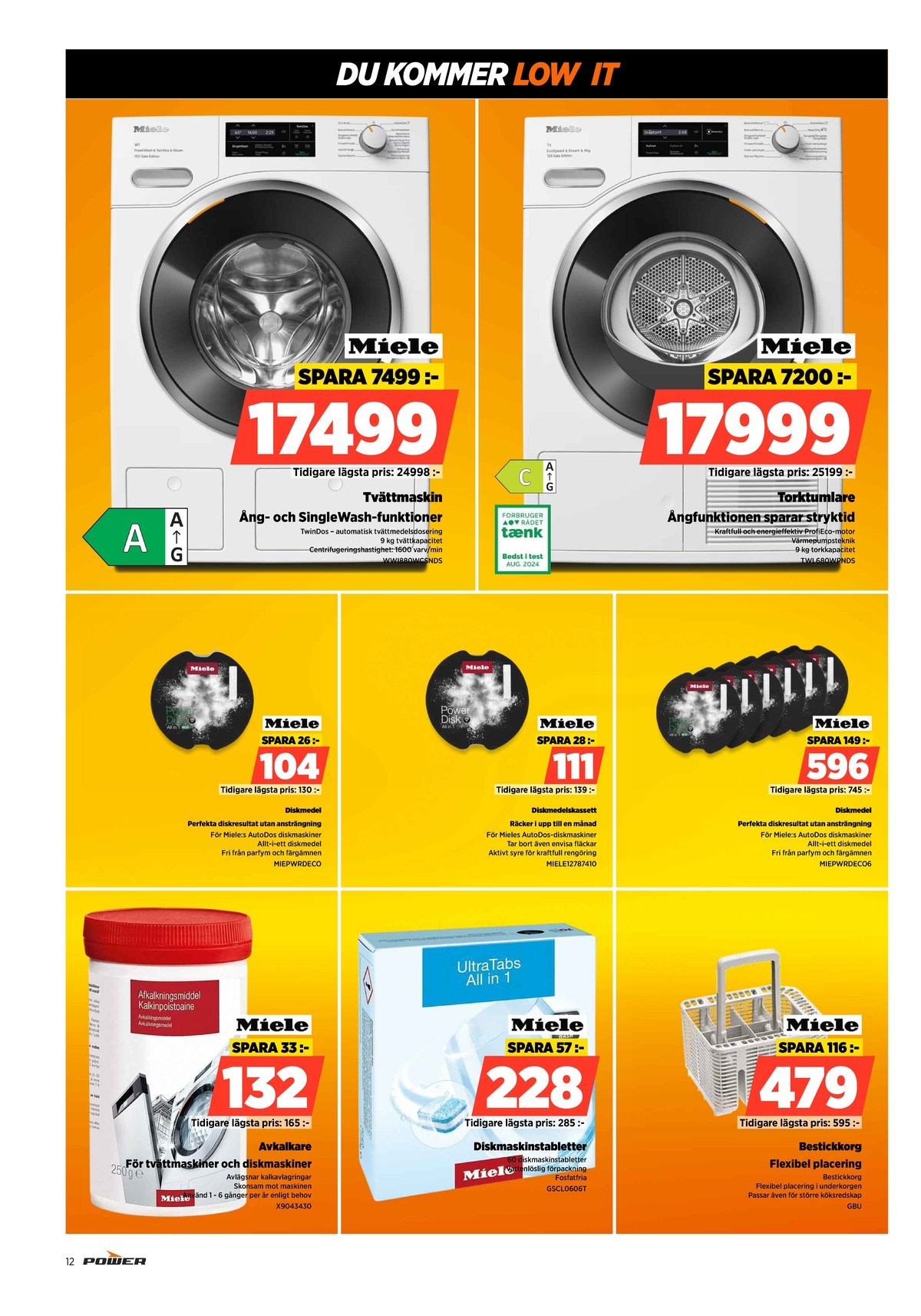 Se Power reklamblad för vecka 10 på Kampanjveckan.se. Se bra erbjudanden på många varor. Läs reklambladet här! Sida 12