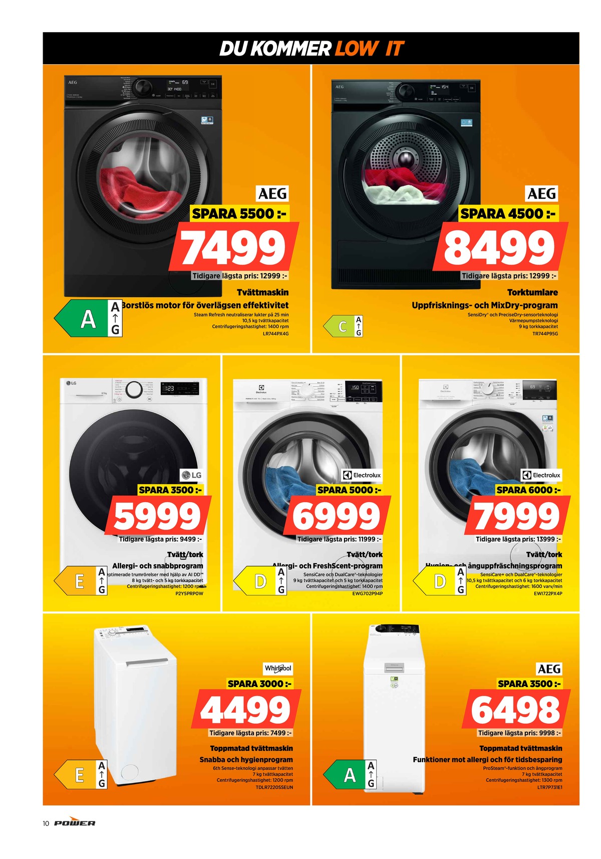 Se Power reklamblad för vecka 10 på Kampanjveckan.se. Se bra erbjudanden på många varor. Läs reklambladet här! Sida 10